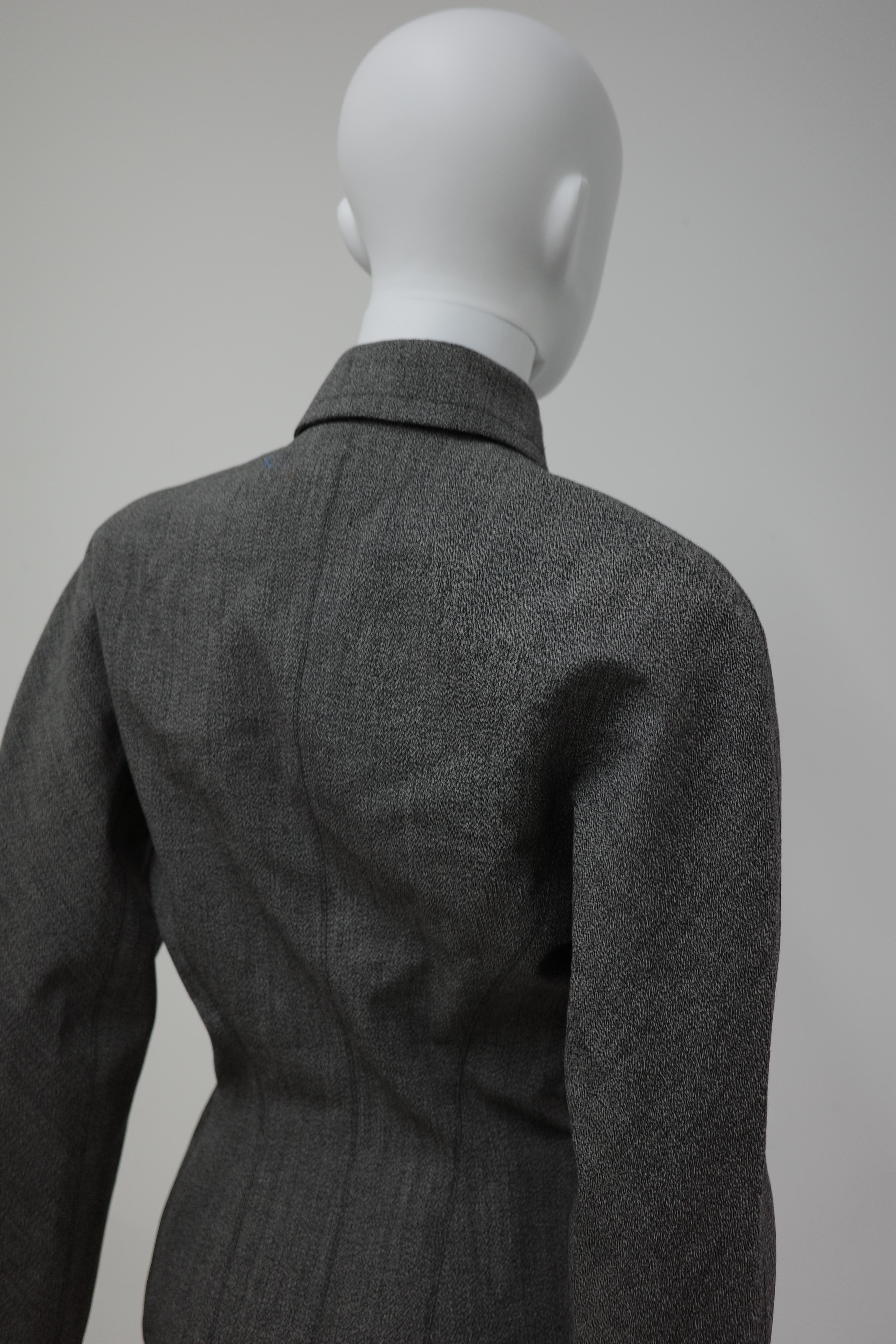 Vintage Azzedine Alaia Tailoring Fitted Jacket en vente 9