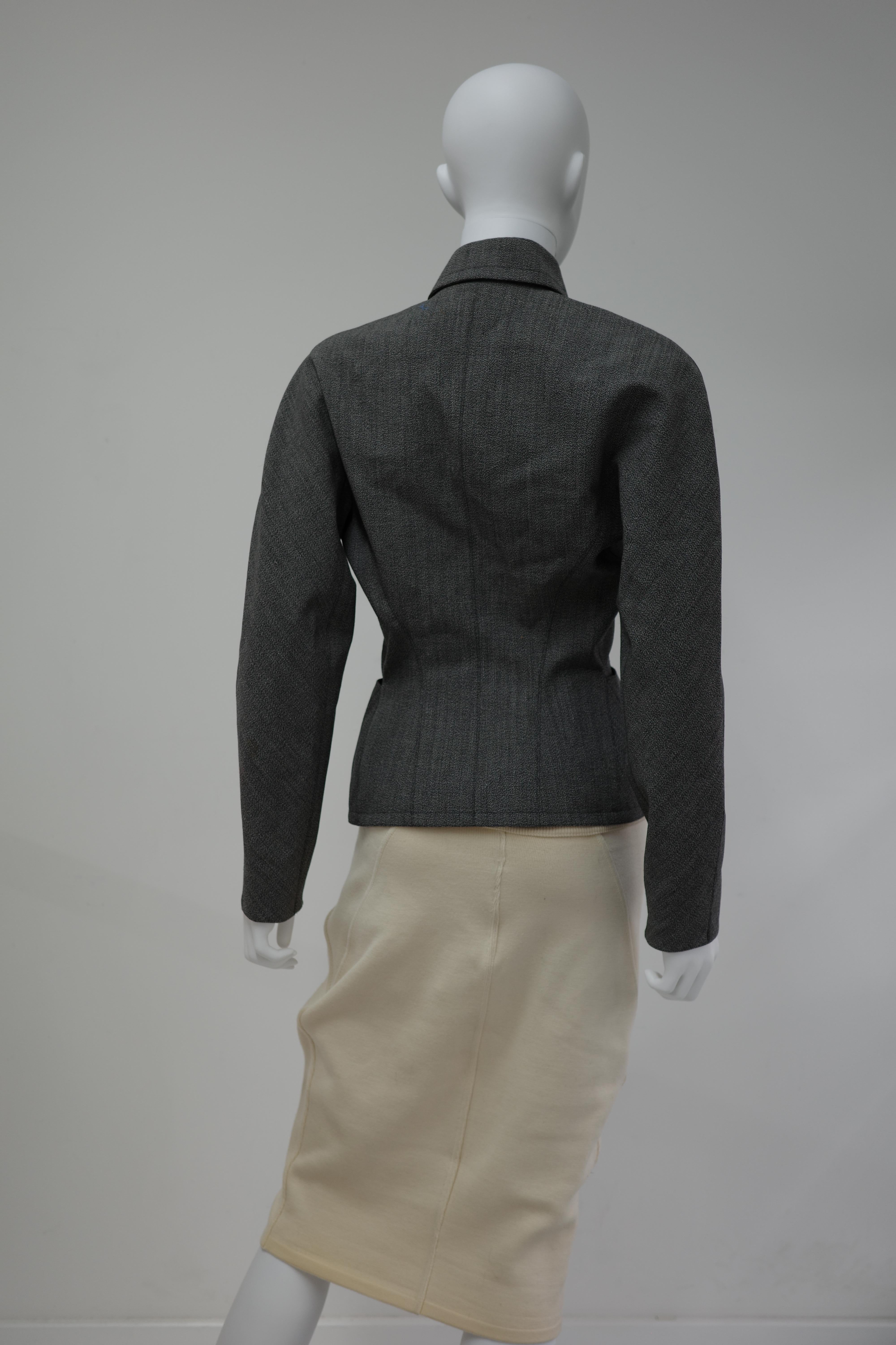 Vintage Azzedine Alaia Tailoring Fitted Jacket Pour femmes en vente