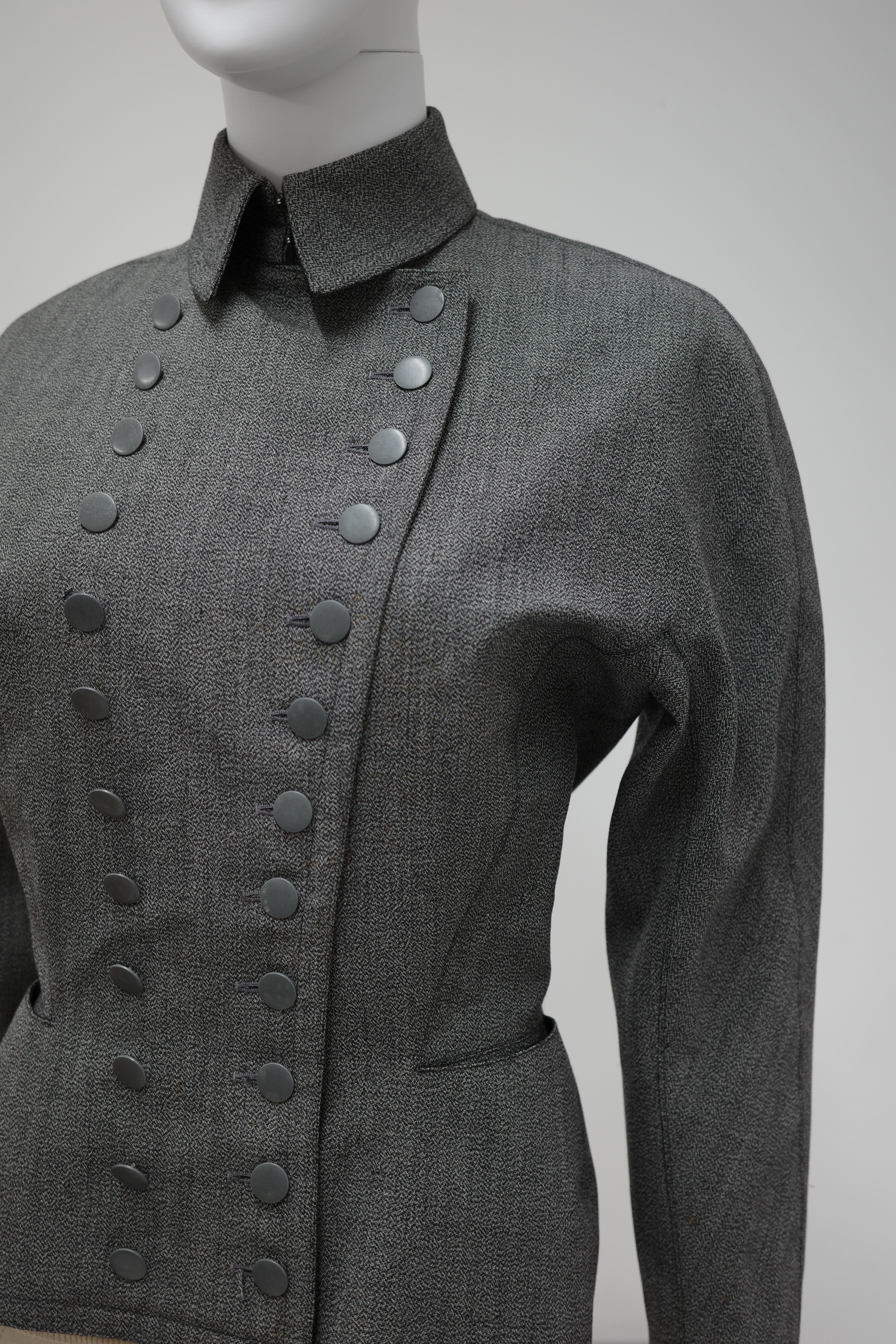 Vintage Azzedine Alaia Tailoring Fitted Jacket en vente 2