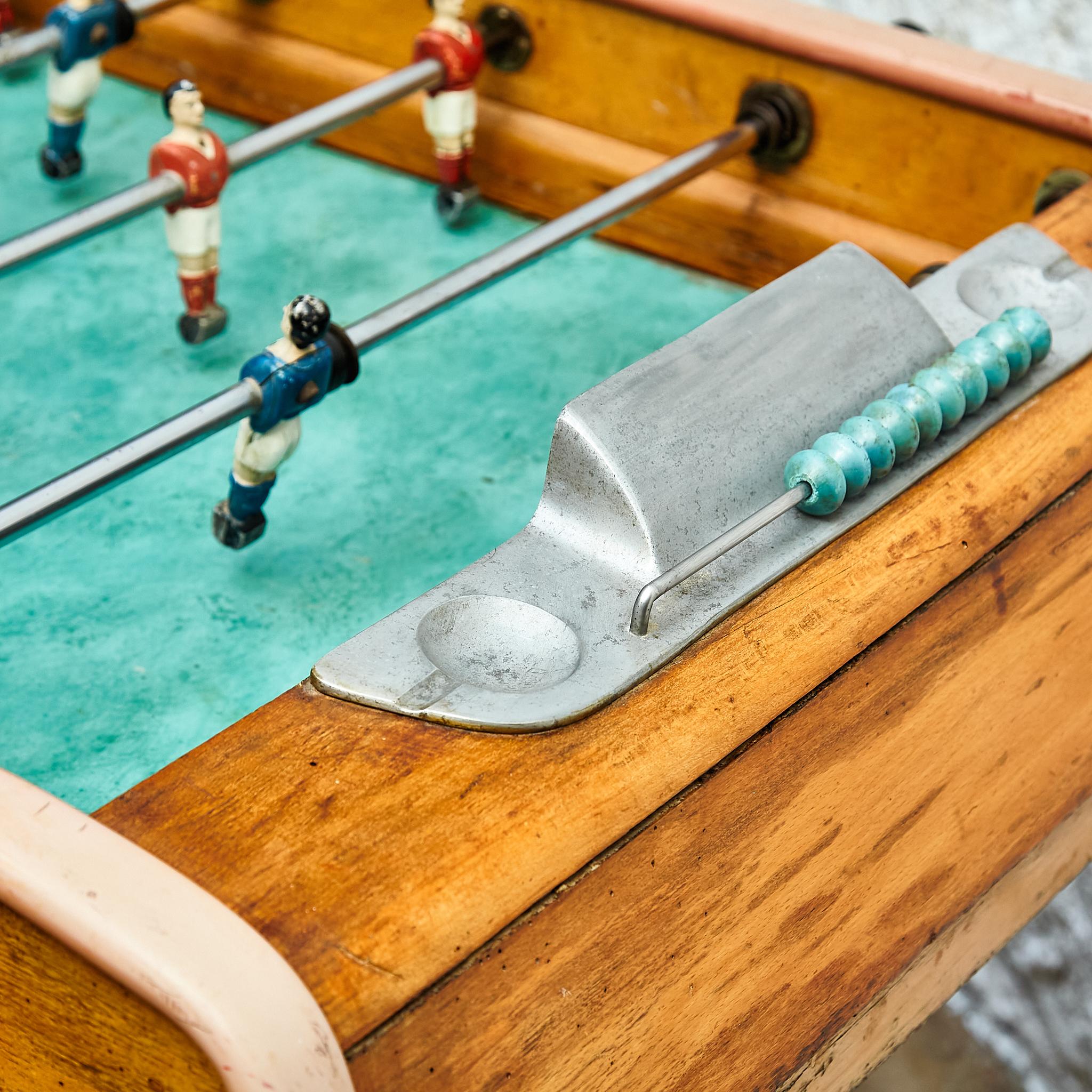 Metal Vintage B60 Bonzini ‘Baby Foot’ Table Football, circa 1960
