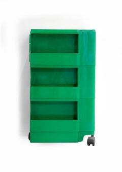 Vintage "Baby" B-Line Green Cart by Joe Colombo, 1960s