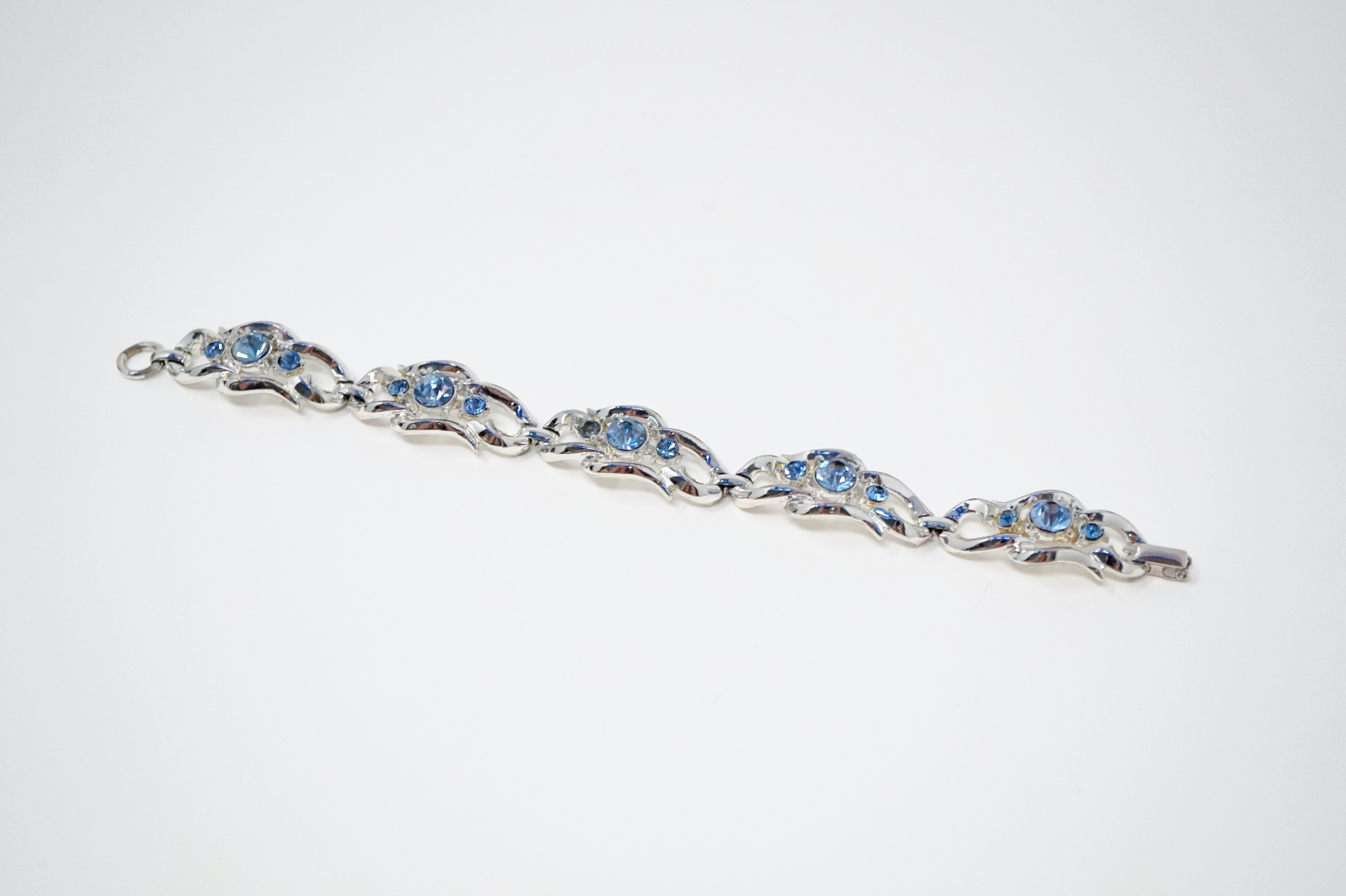 blue rhinestone bracelet