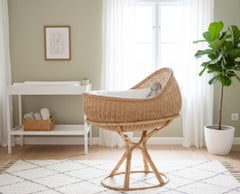 Vintage Baby Cradle by Elin & Jarl Heger, 1960s