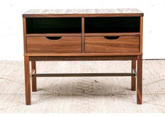 Vintage "BACA" Tile Chest By Severin Hansen Jr. With Royal Copenhagen