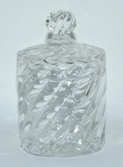 Vintage Baccarat Candy Jar with Lid