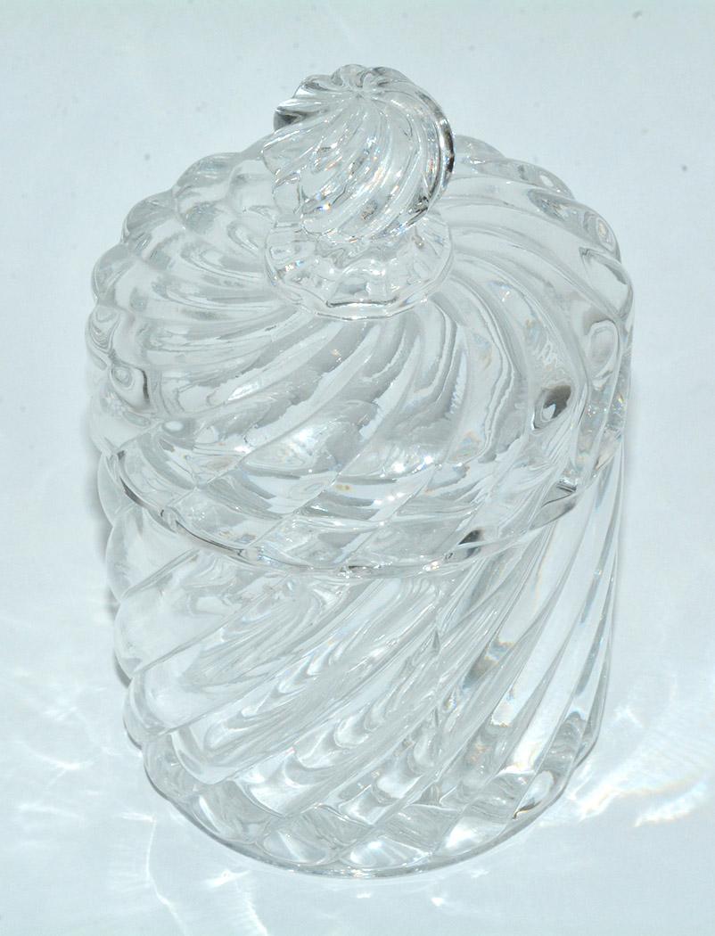 vintage candy jar with lid