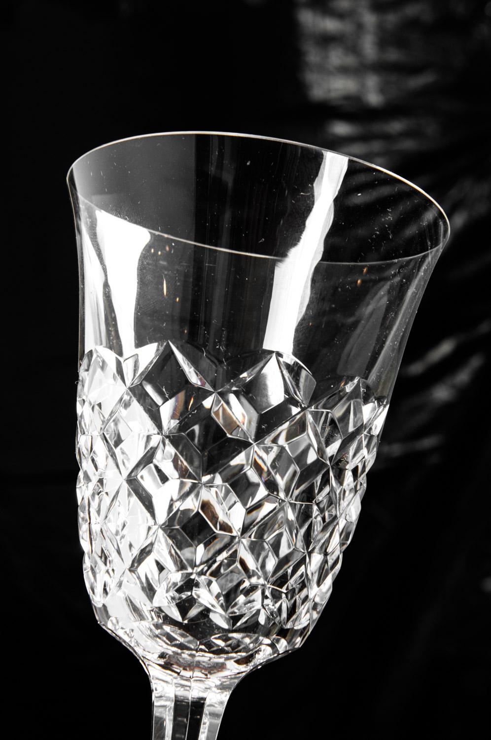 Vintage Baccarat Crystal Glassware Set 3