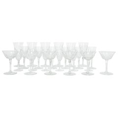 Vintage Baccarat Crystal Glassware Set