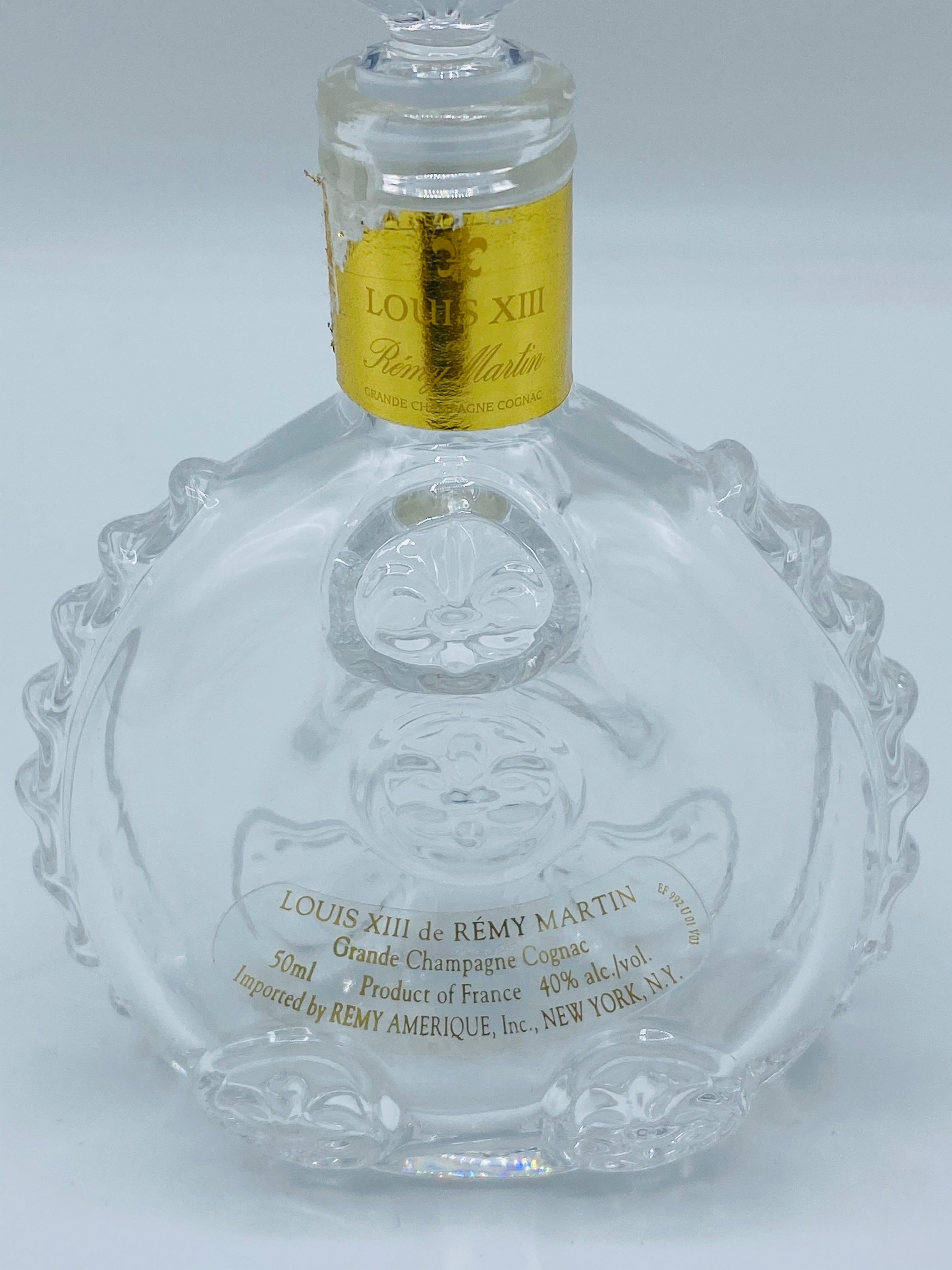 Vintage Baccarat Crystal Louis XIII Remy Martin Cognac Liquor Decanter Set:: 50ml 8