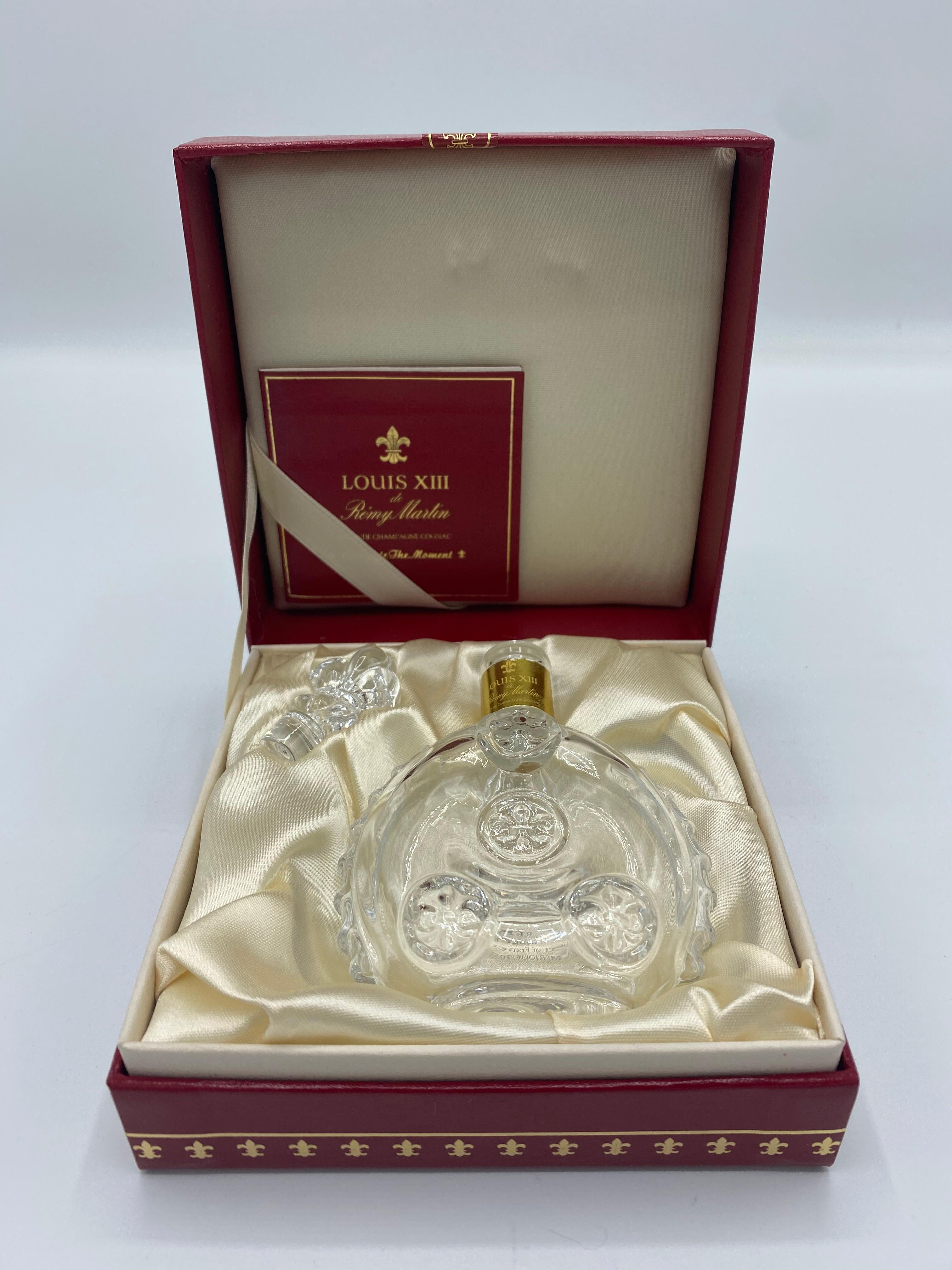 Women's or Men's Vintage Baccarat Crystal Louis XIII Remy Martin Cognac Liquor Decanter Set, 50ml