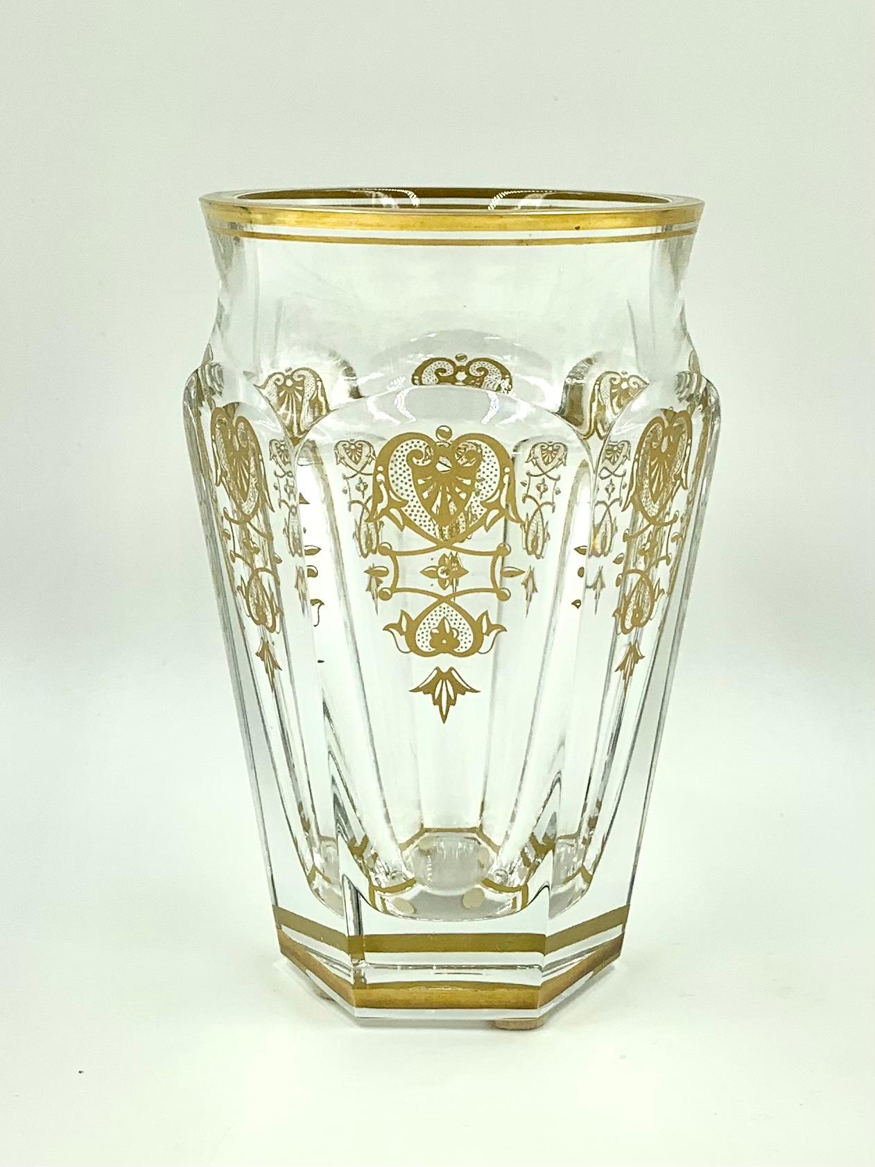 Vintage Baccarat Empire Harcourt 1841 Vase In Good Condition In New York, NY