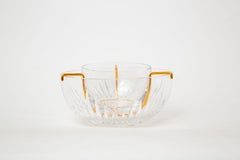 Vintage Baccarat France Caviar Server, 3 Piece Fully Signed Excellent Condition