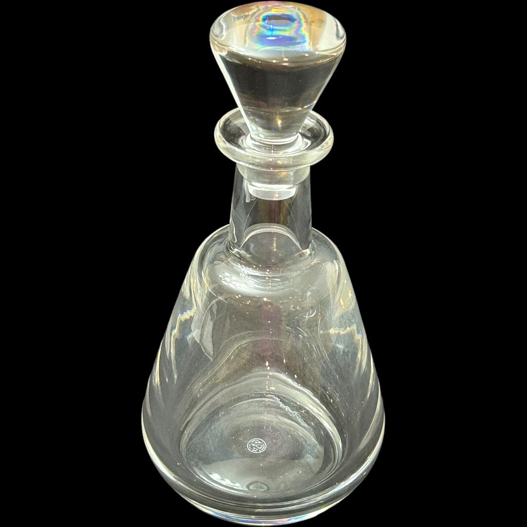 French Vintage Baccarat France “Perfection” Crystal Classic Liquor Decanter For Sale