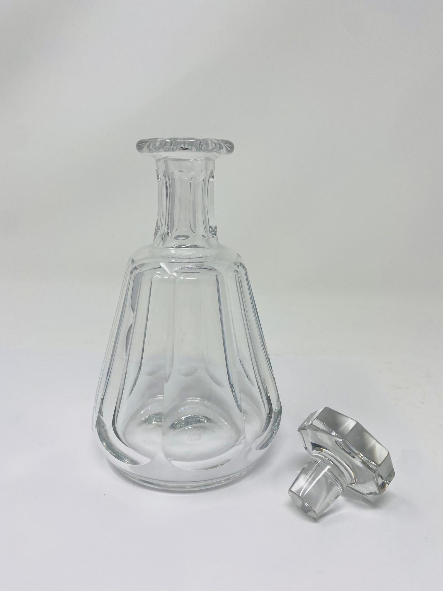 Mid-Century Modern Vintage Baccarat Talleyrand Crystal Decanter  For Sale