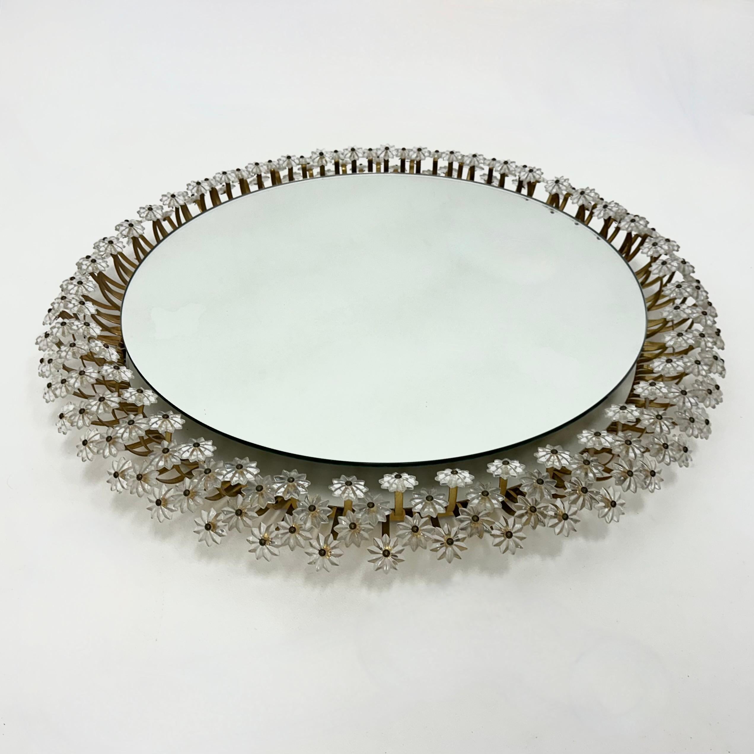Miroir à contre-jour vintage par Emil Stejnar pour Rupert Nikoll 1950s en vente 3