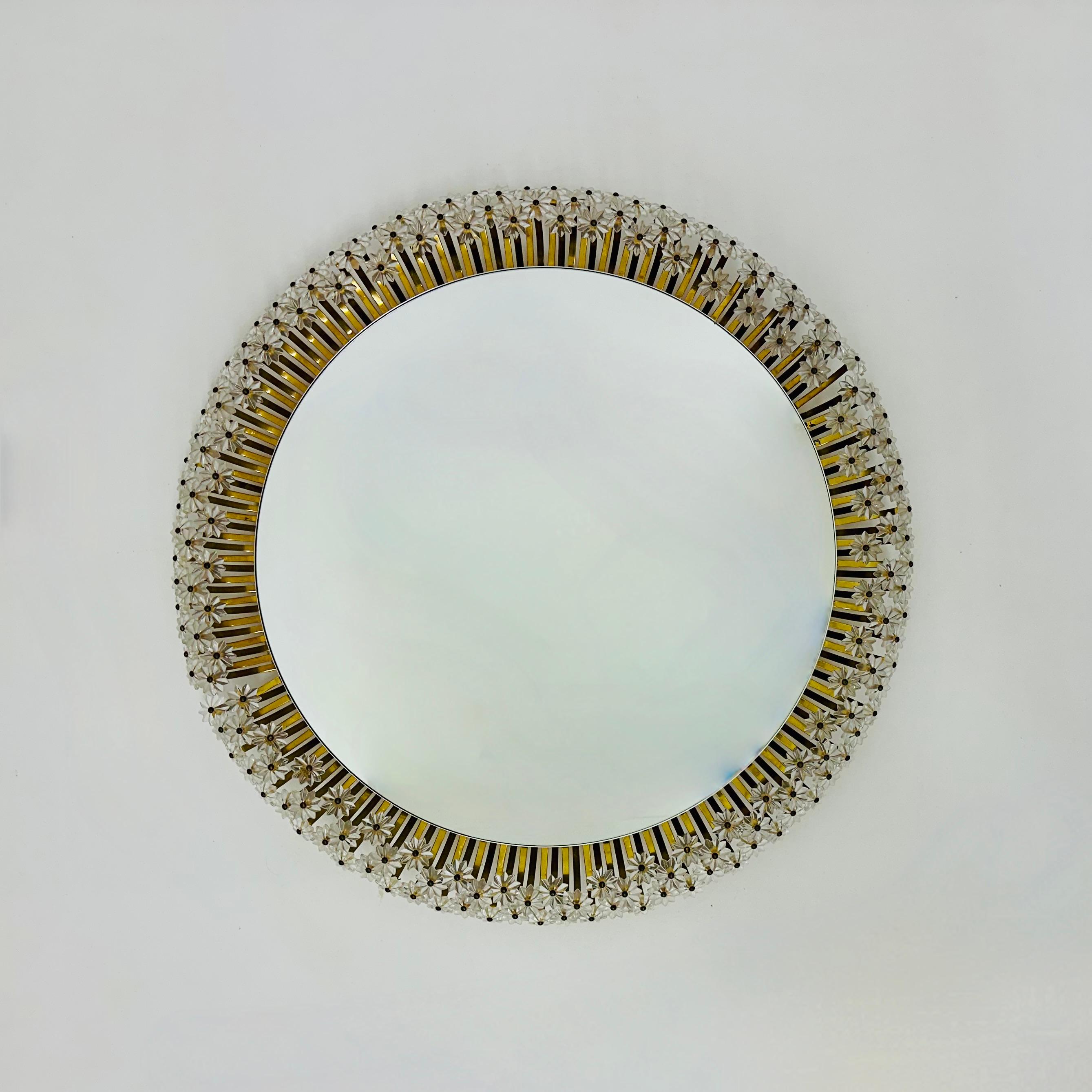 Miroir à contre-jour vintage par Emil Stejnar pour Rupert Nikoll 1950s en vente 4