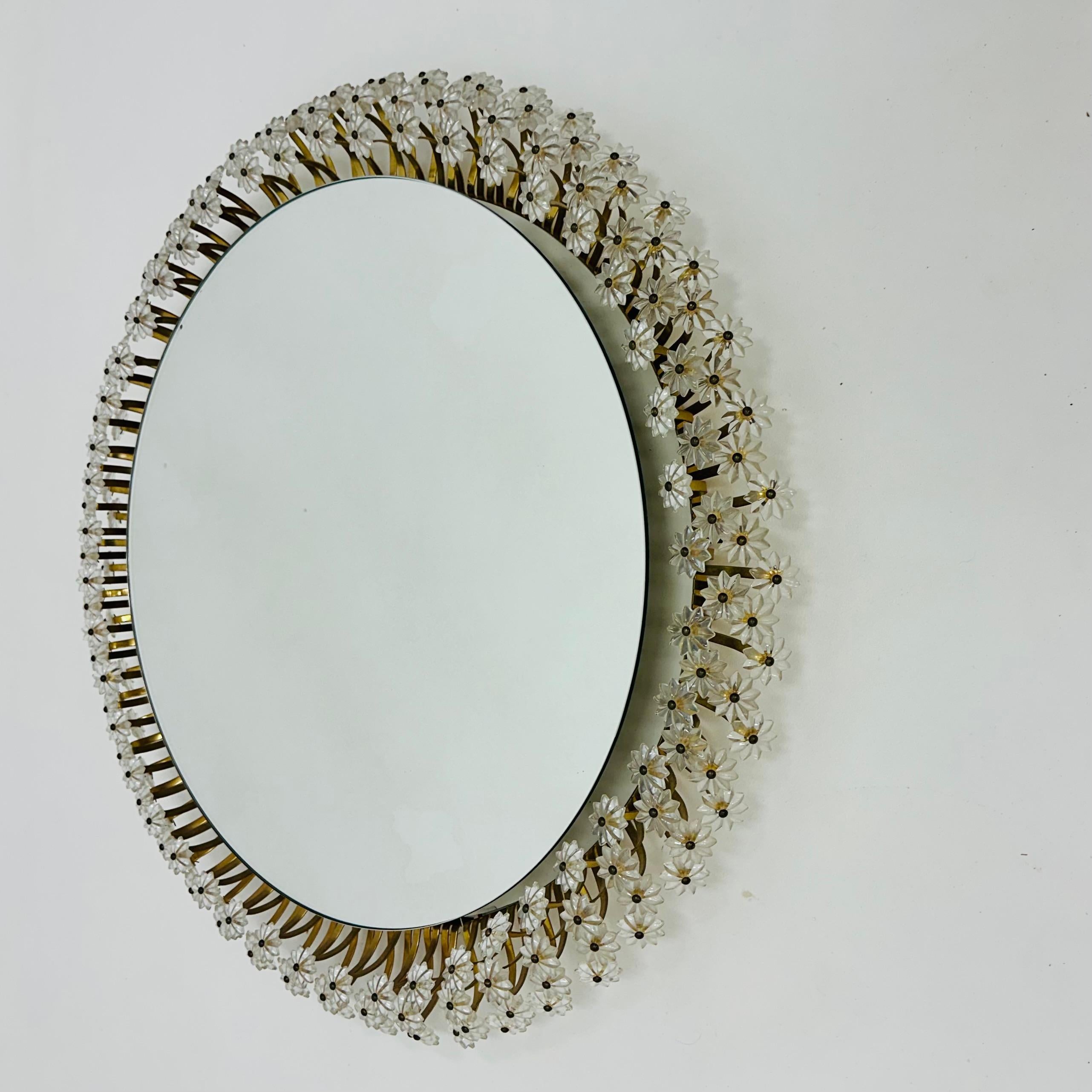Miroir à contre-jour vintage par Emil Stejnar pour Rupert Nikoll 1950s en vente 2