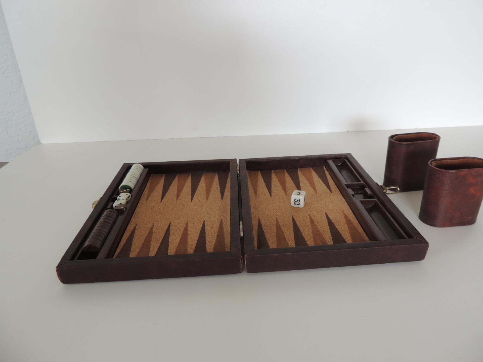 vintage backgammon set