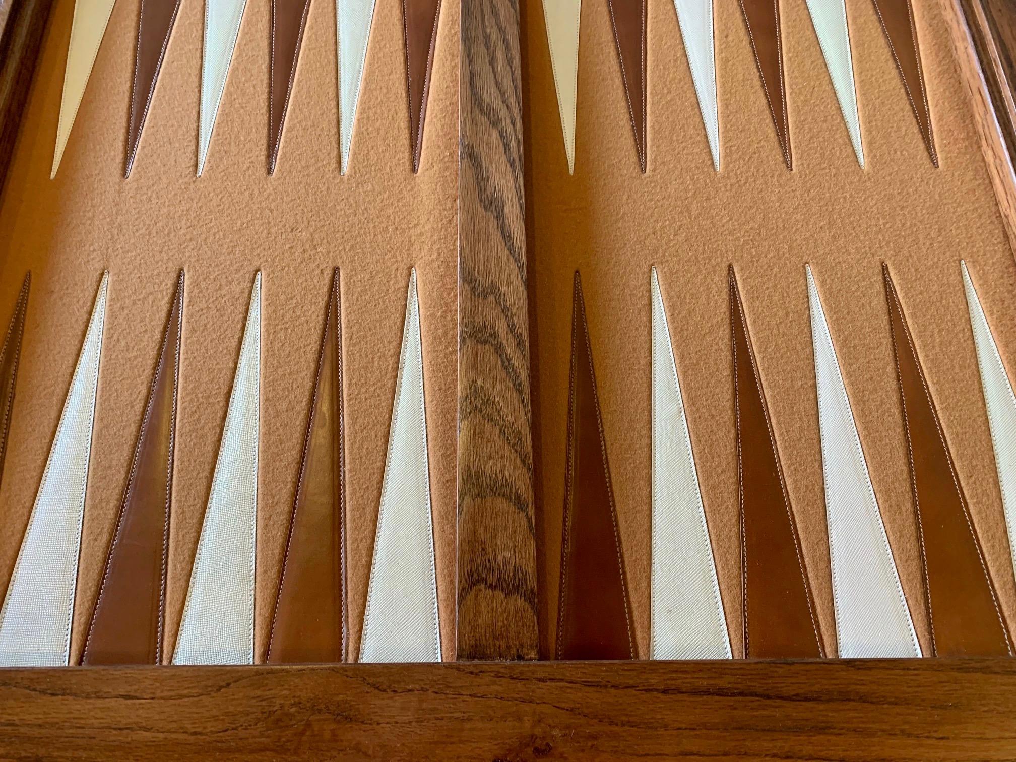 Vintage Backgammon Table In Excellent Condition In Los Angeles, CA