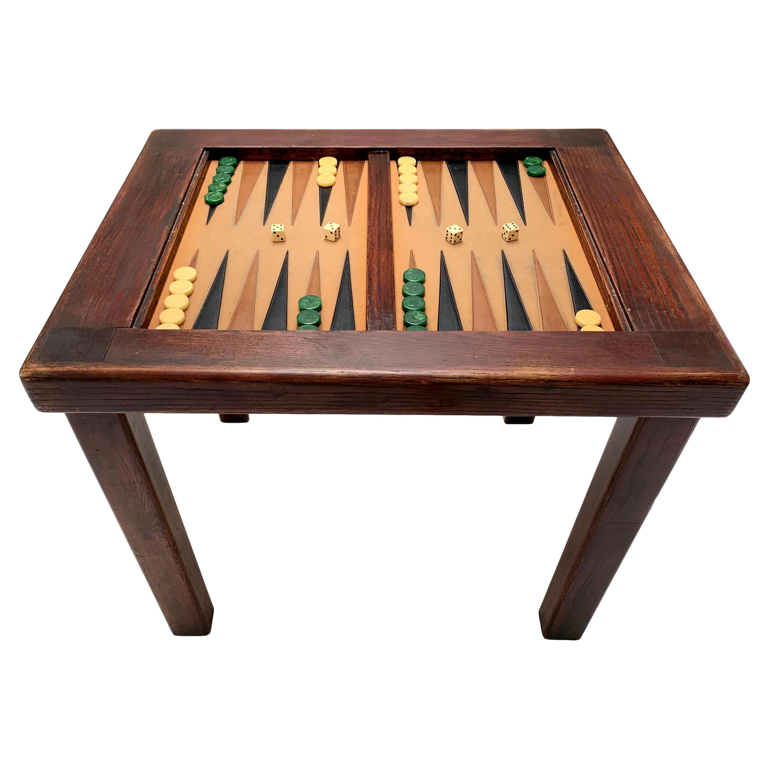 Vintage Backgammon Table