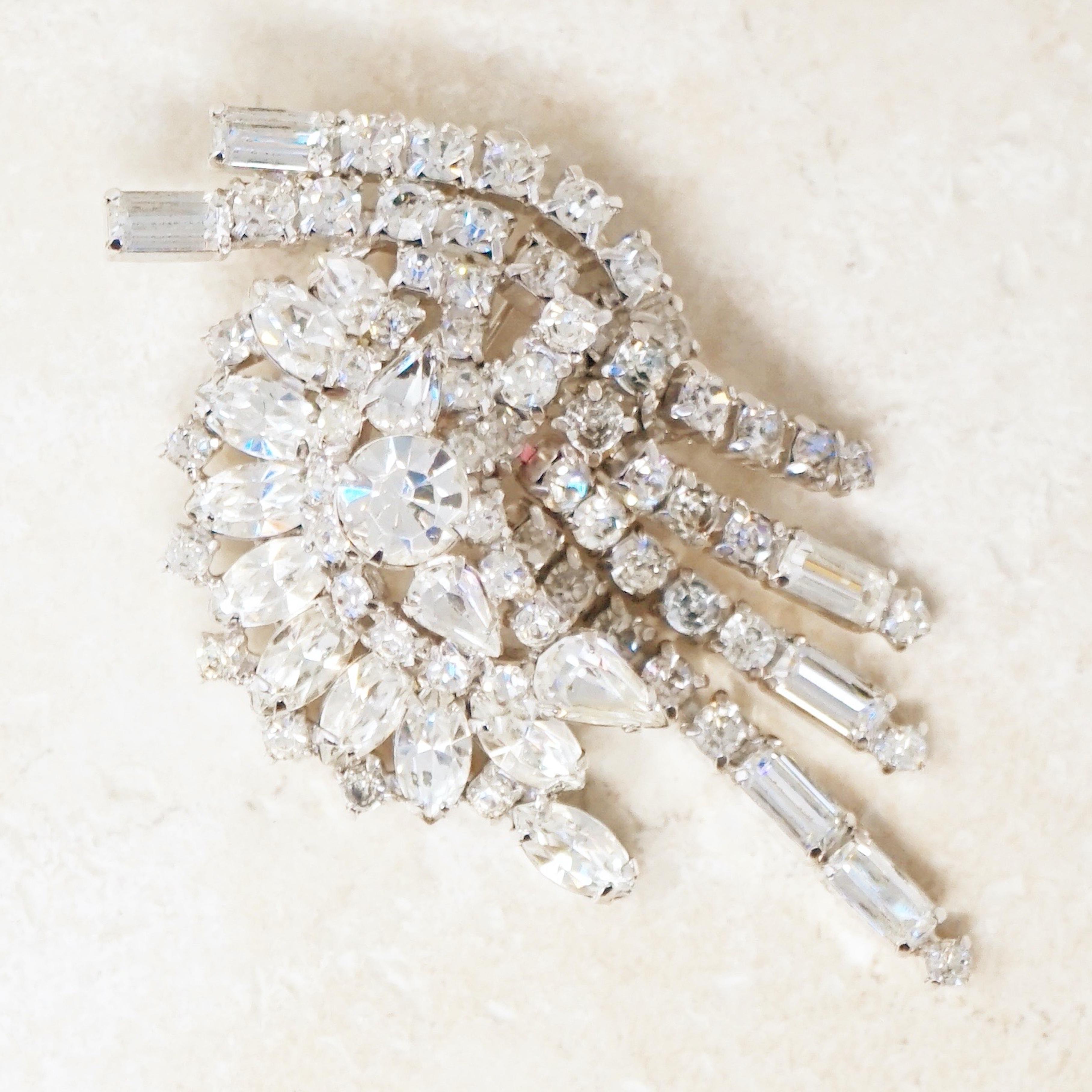 kramer rhinestone brooch