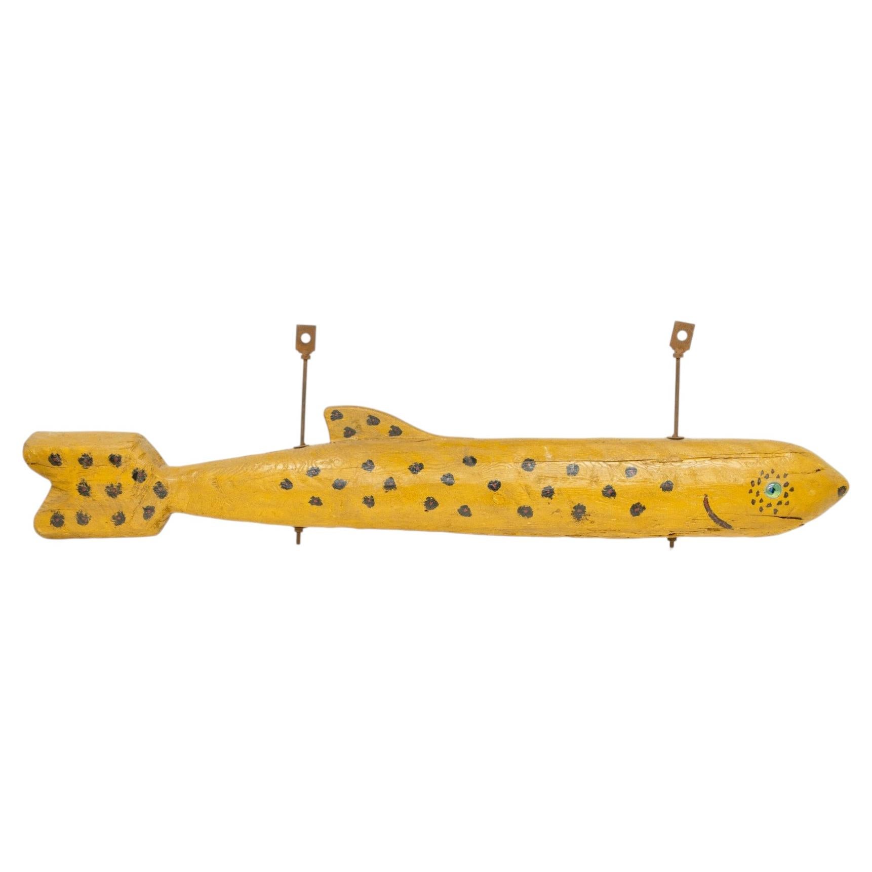 Vintage Bait Store Fish Sign
