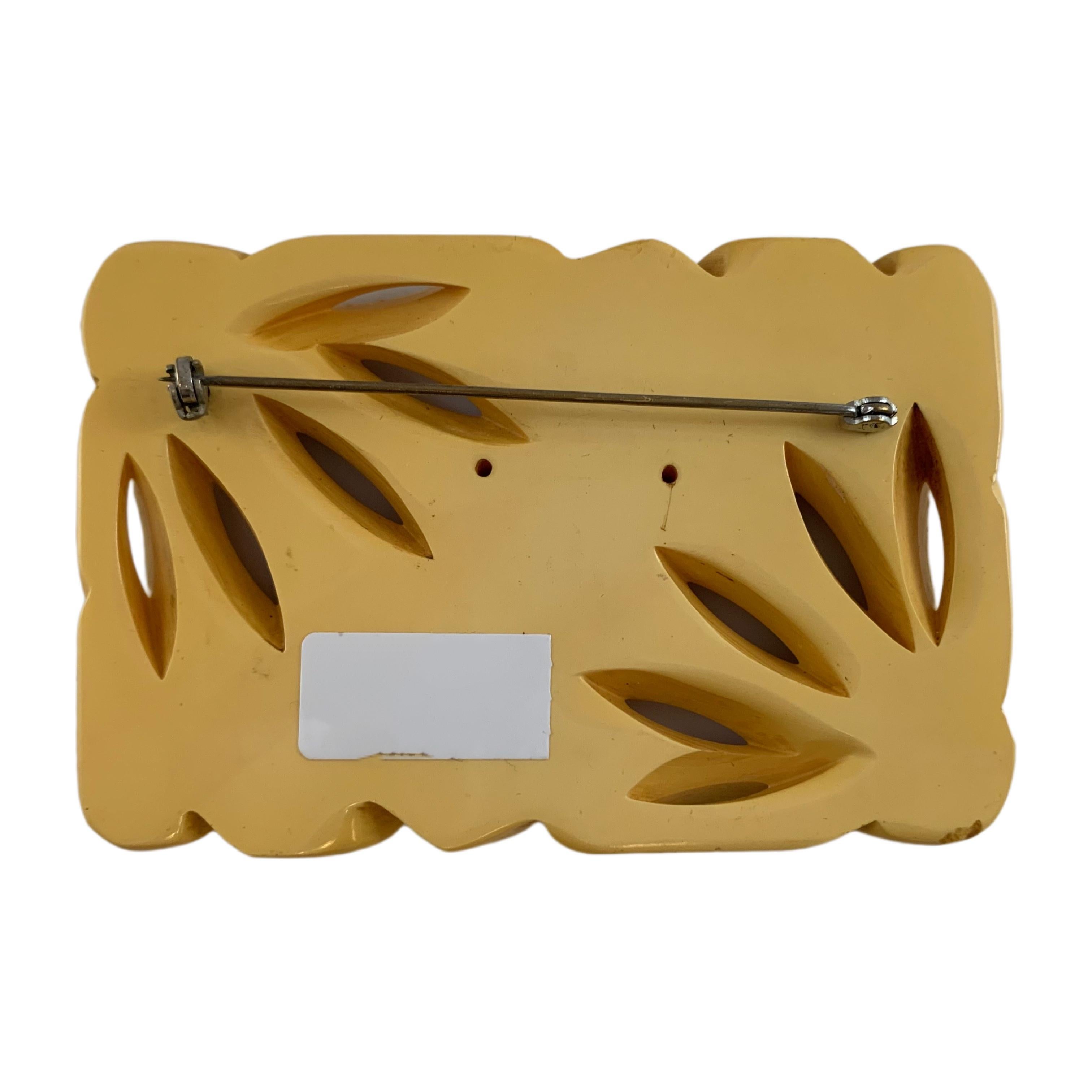 Vintage Bakelite Brooch One of a Kind For Sale at 1stDibs bakelite