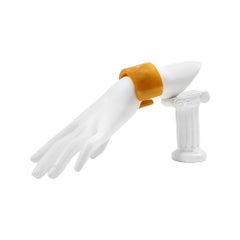 Vintage Bakelite Camel Marbelized Cuff Circa 1940s