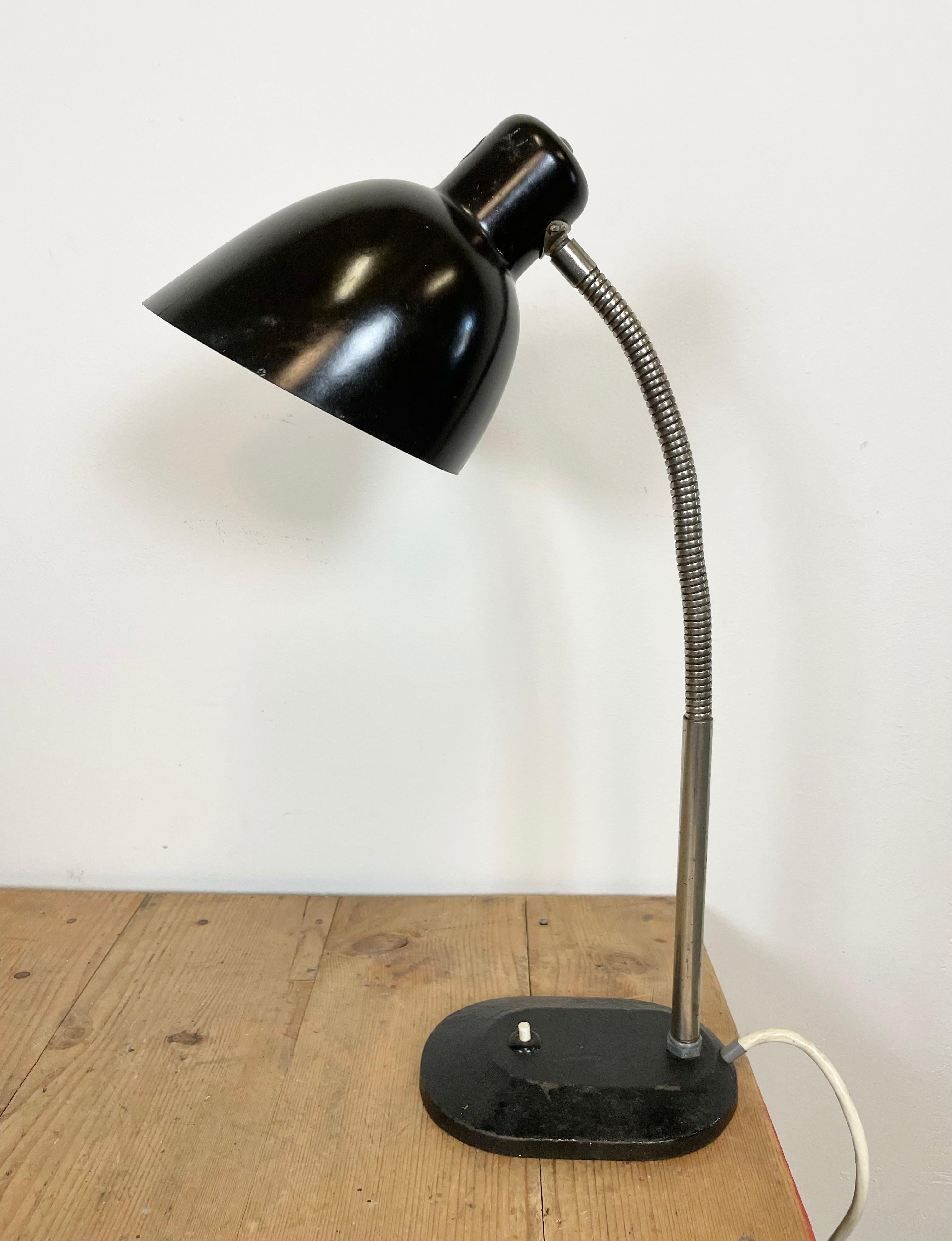 Industrial Vintage Bakelite Desk Lamp from Nolta, Lux, 1930s For Sale