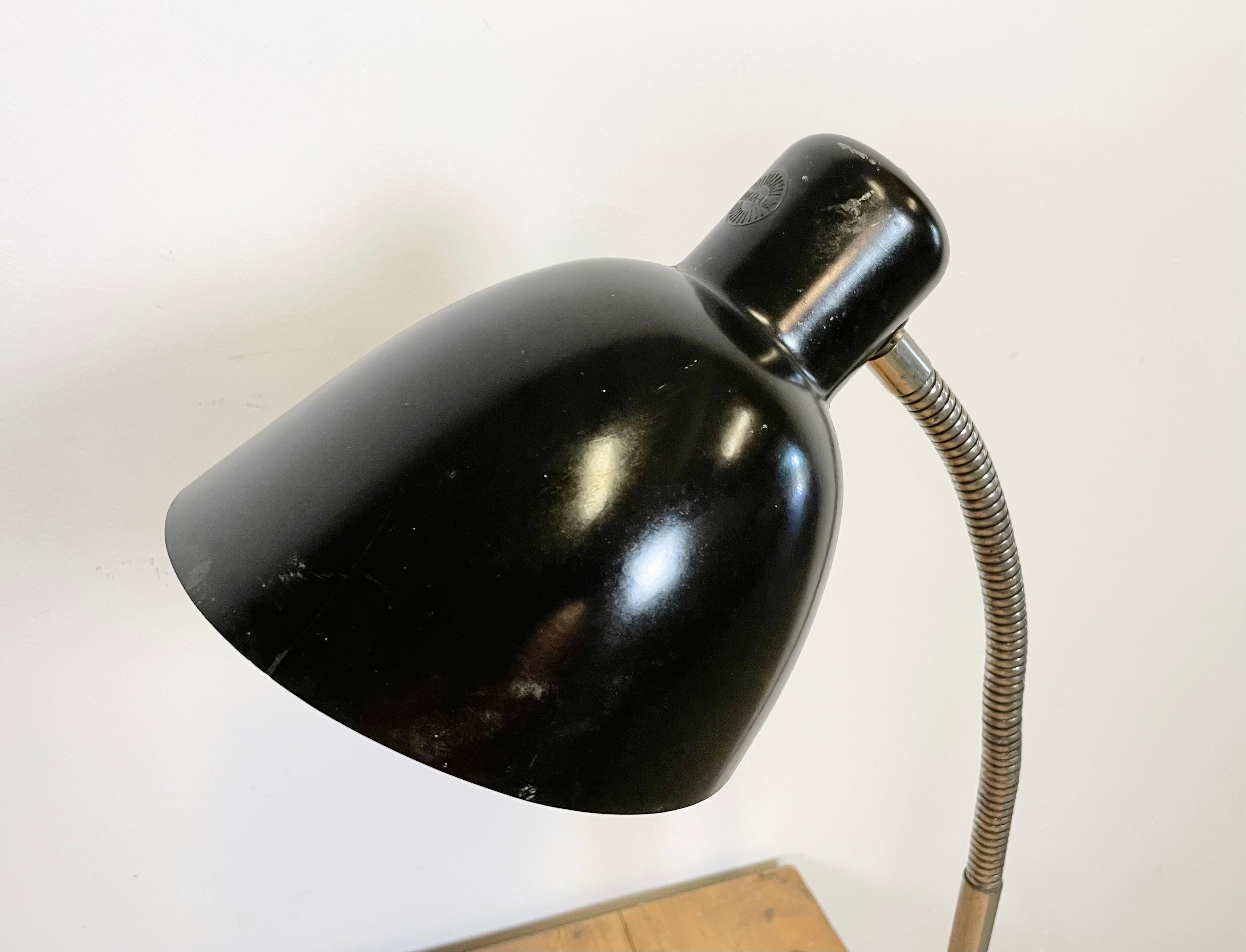 Allemand Lampe de bureau vintage en bakélite de Nolta, Lux, années 1930 en vente