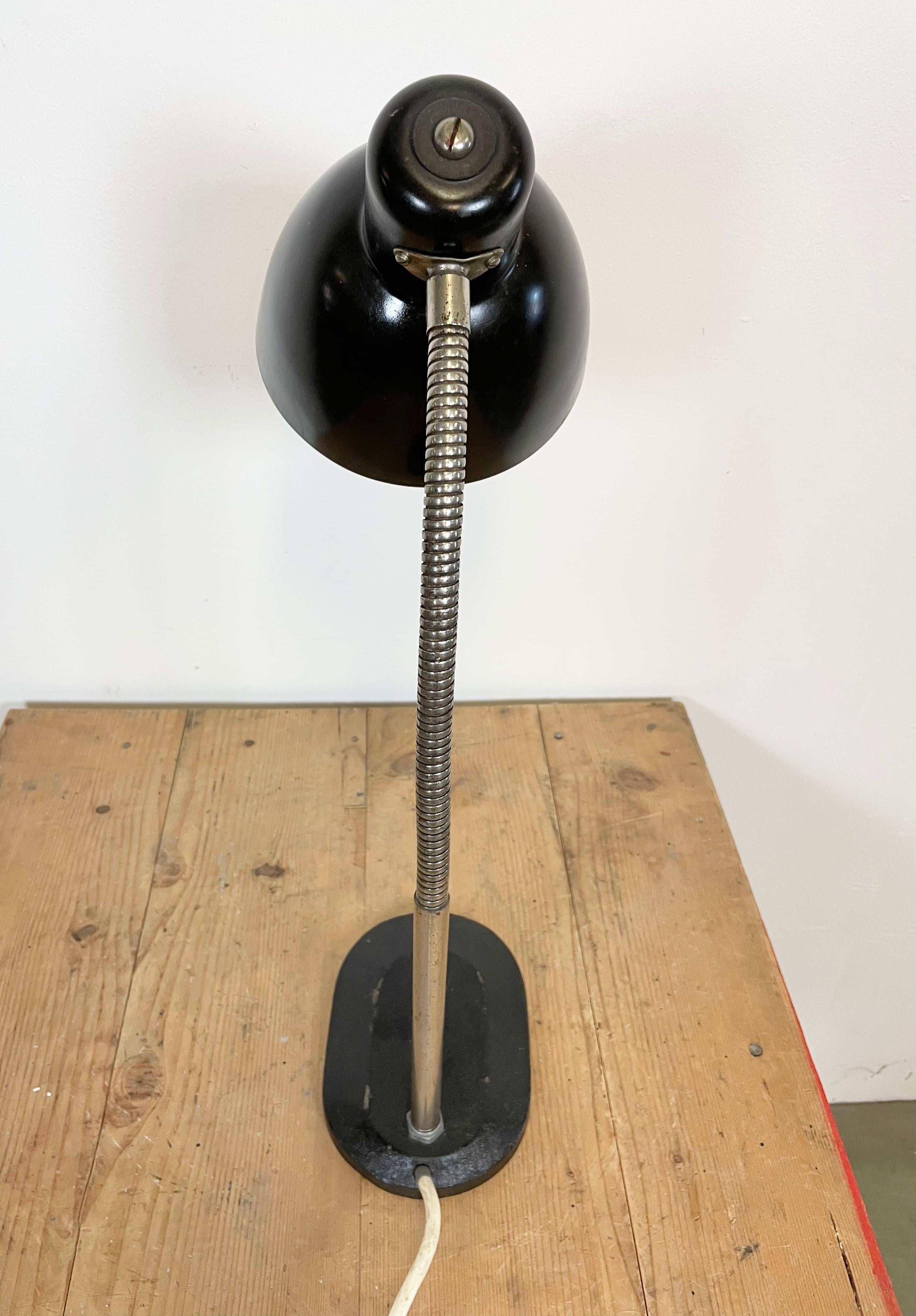 Schreibtischlampe aus Bakelit von Nolta, Lux, 1930er Jahre (Chrom) im Angebot