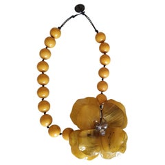 Vintage Bakelite Fashion Necklace, France 1970s