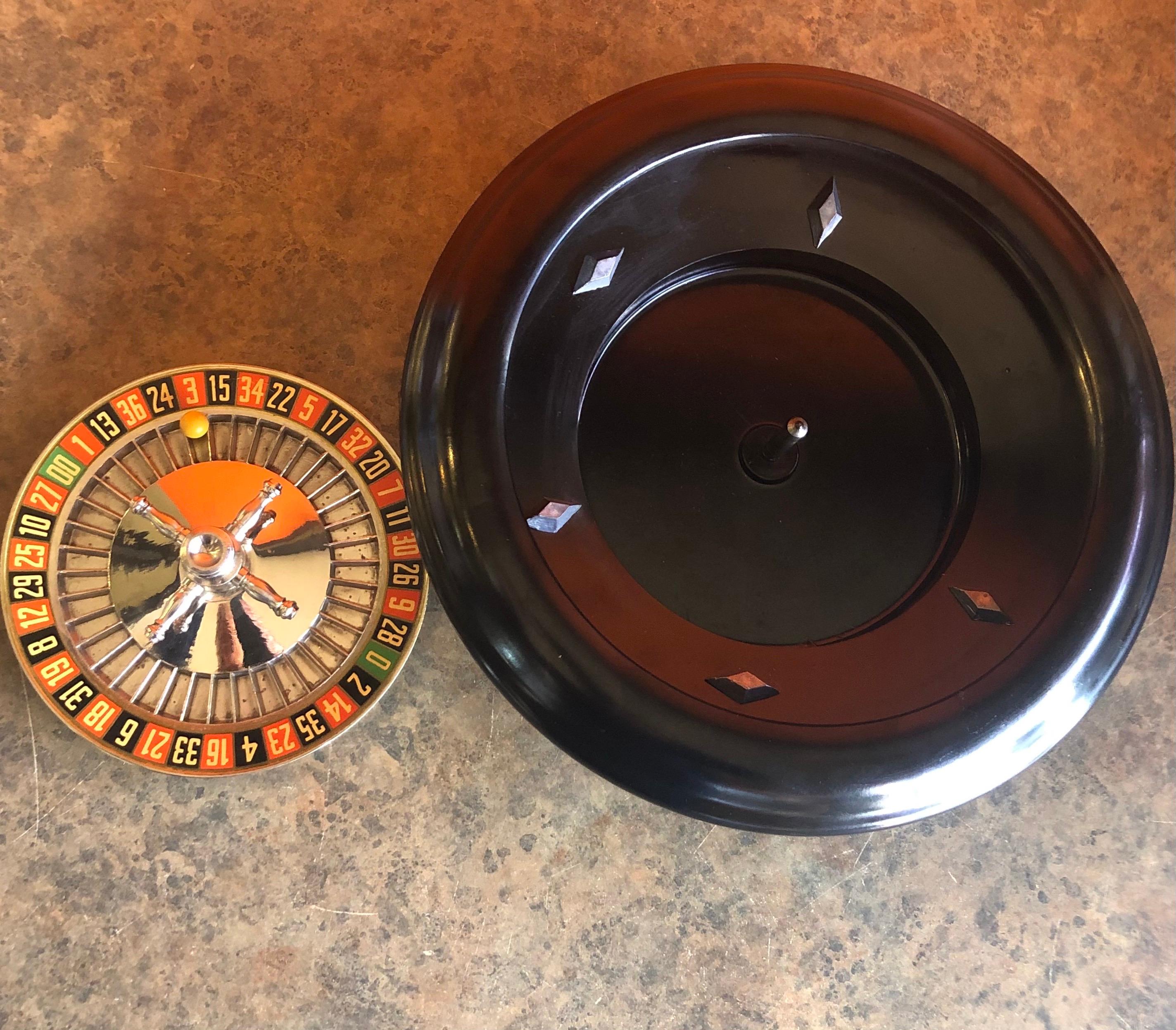 American Vintage Bakelite Roulette Wheel by Rottgames