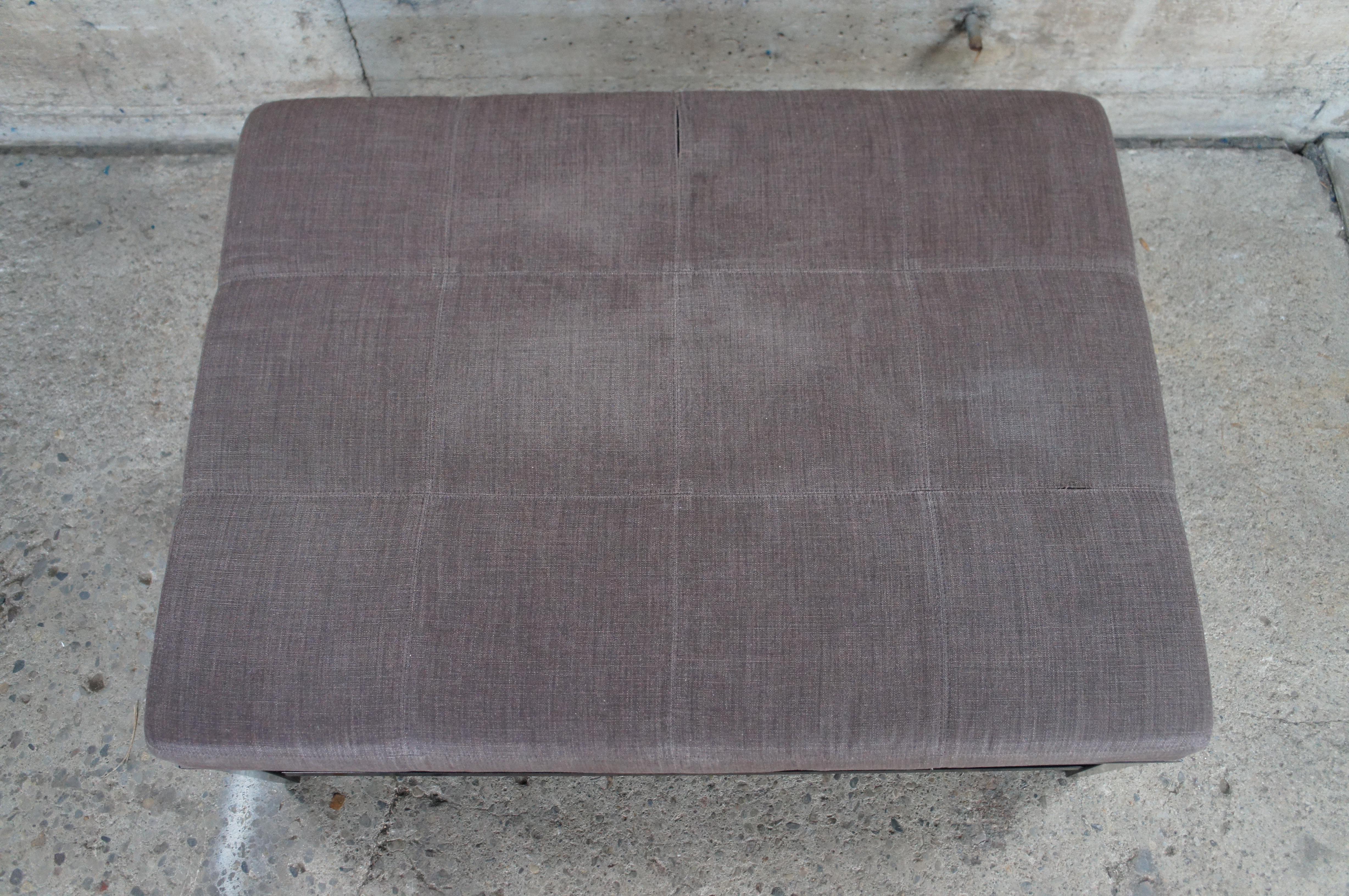 Upholstery Vintage Baker Barbara Barry Cocktail Ottoman Foot Stool Footrest 44