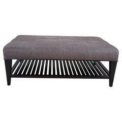 Vintage Baker Barbara Barry Cocktail Ottoman Foot Stool Footrest 44"