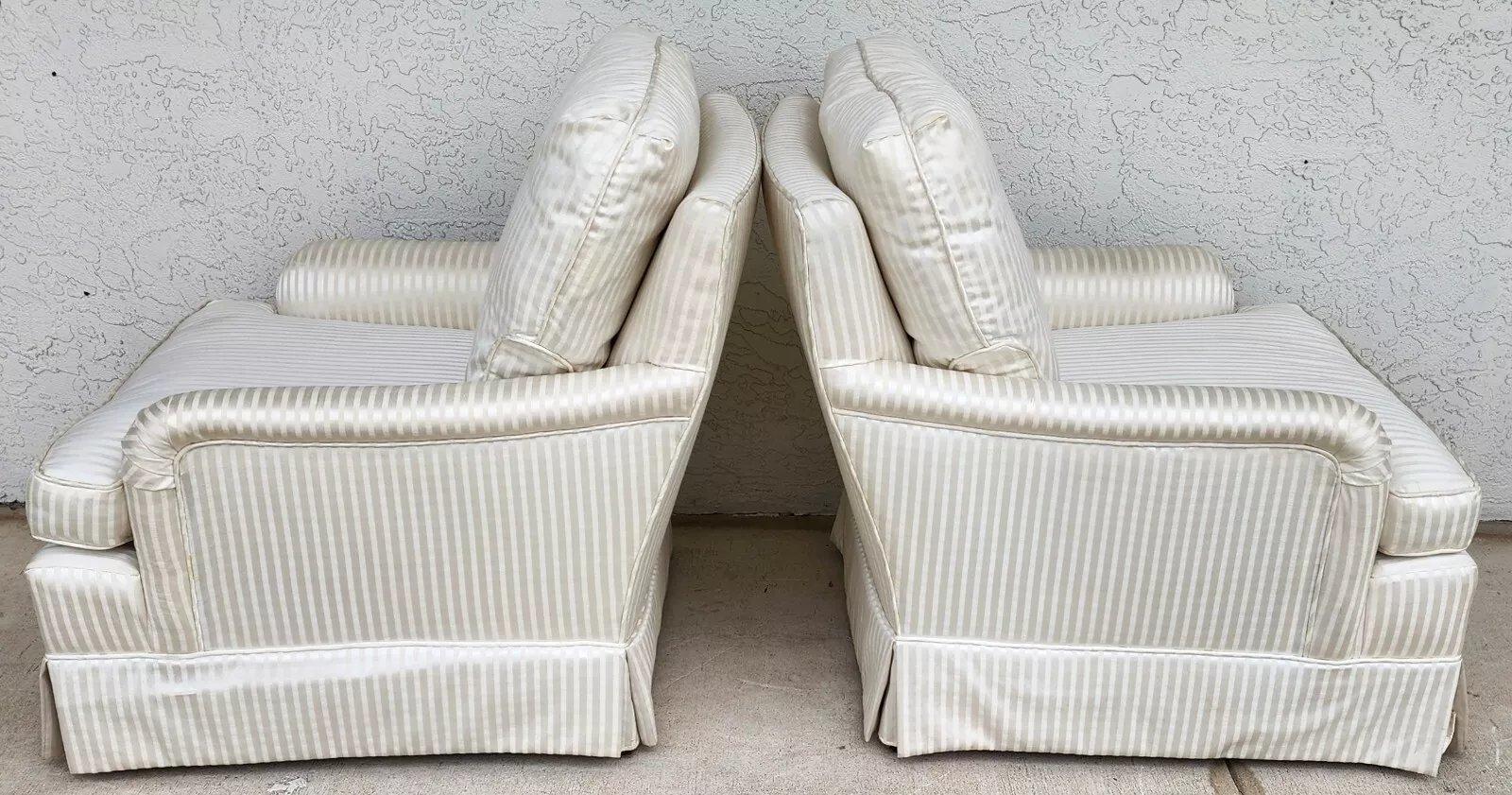 Paire de fauteuils club vintage BAKER en vente 5