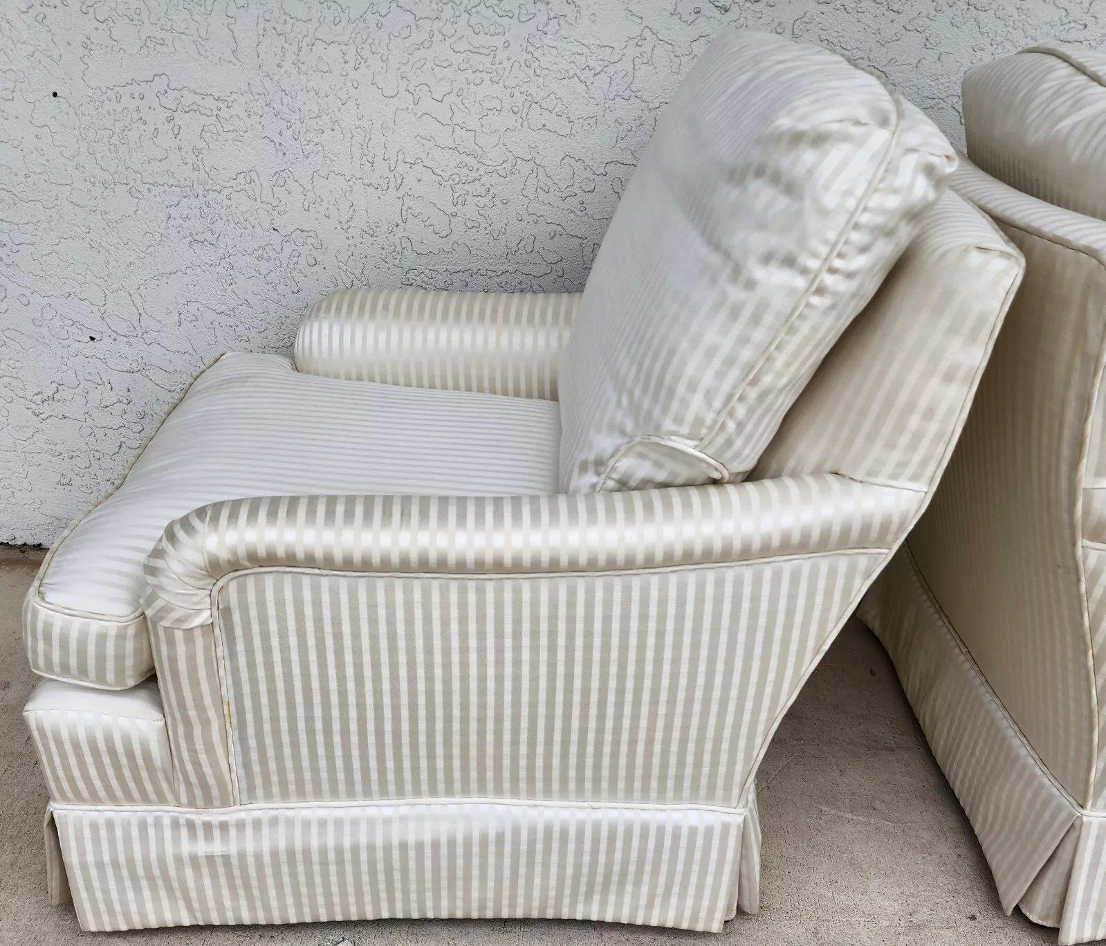 Paire de fauteuils club vintage BAKER en vente 7