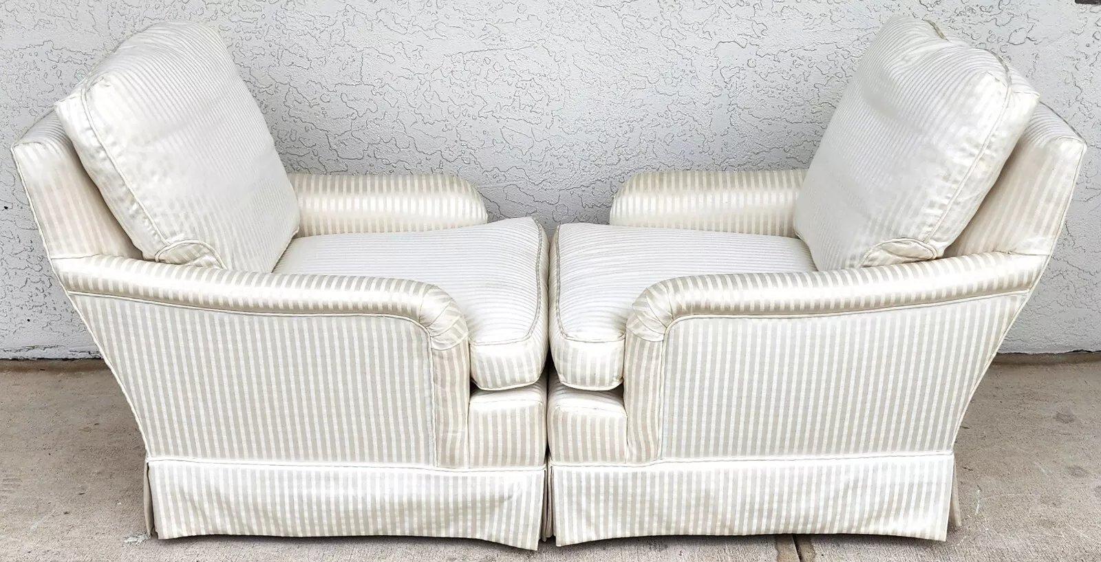 Paire de fauteuils club vintage BAKER en vente 1