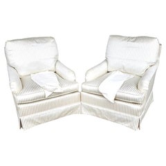 Vintage BAKER Club Chairs Pair