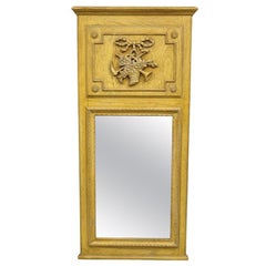 Espejo de Pared Trumeau Vintage Baker French Country Provincial Oak Wood