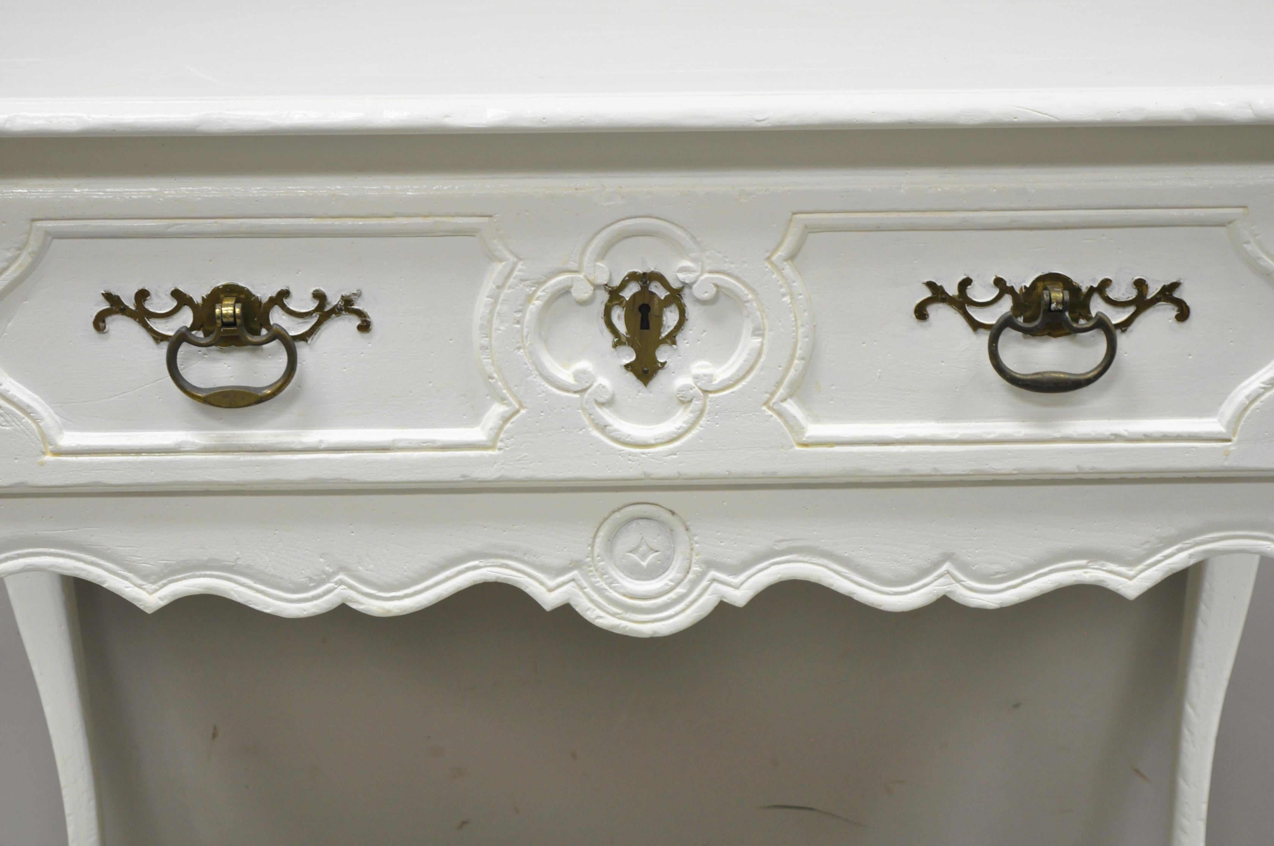 french country console table