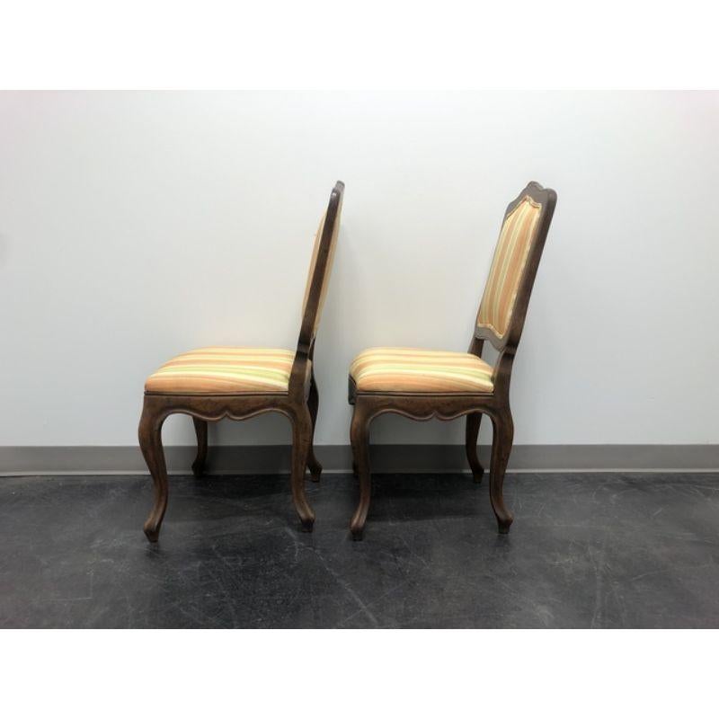 20th Century BAKER French Country Style Dining Side Chairs - Pair A