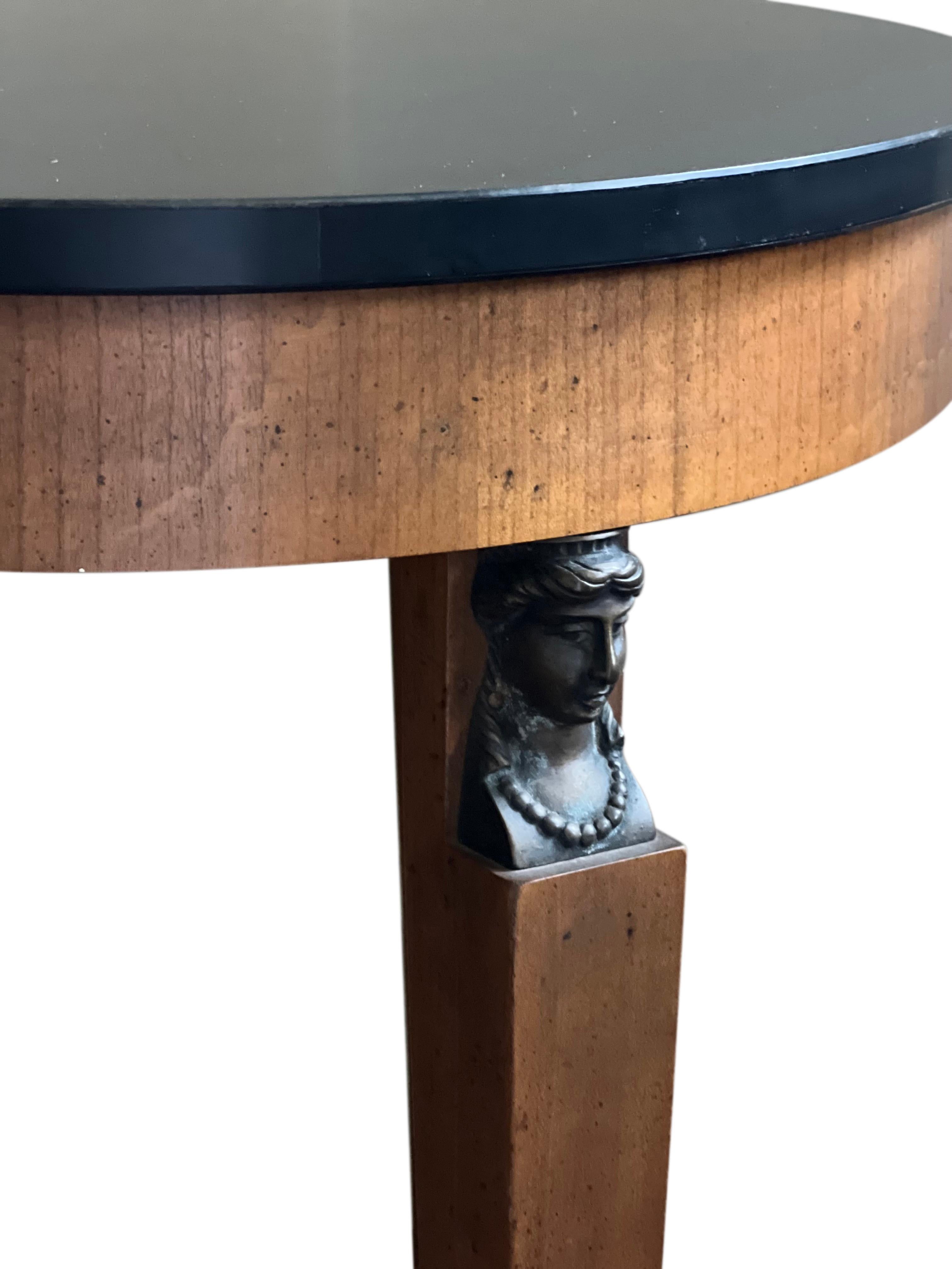 North American Vintage Baker French Empire Side Table