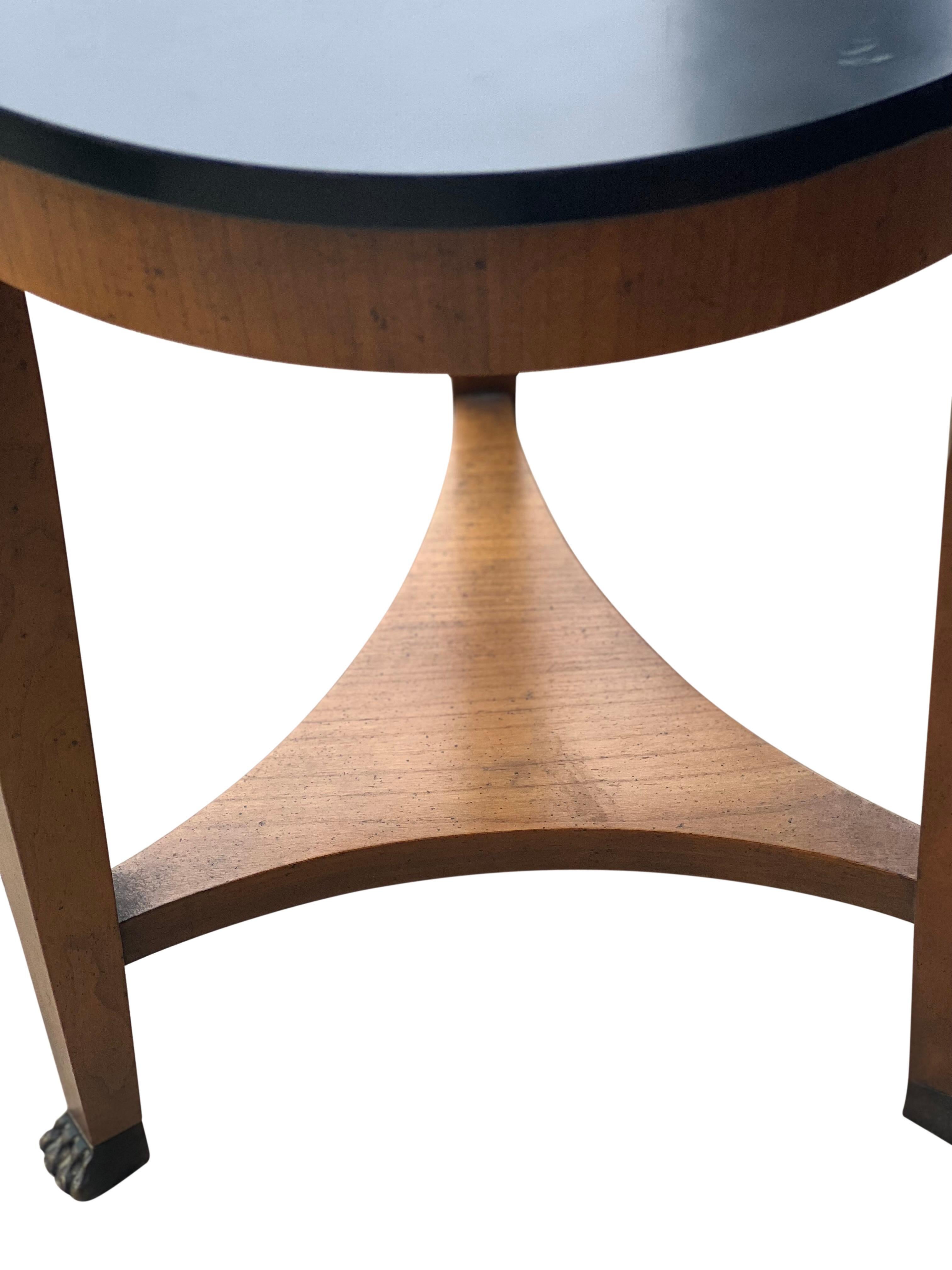 Vintage Baker French Empire Side Table In Good Condition In Doylestown, PA