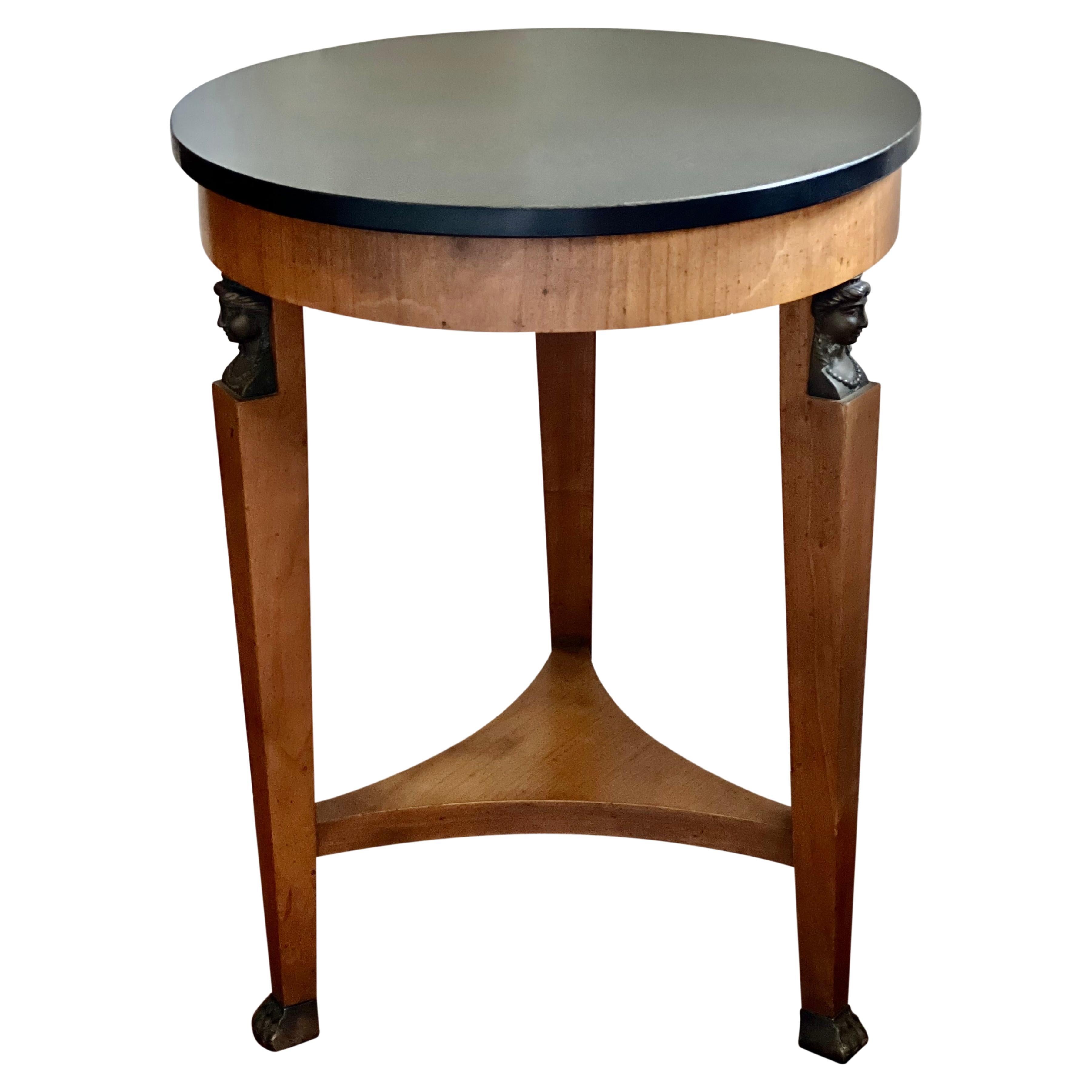 Vintage Baker French Empire Side Table 3