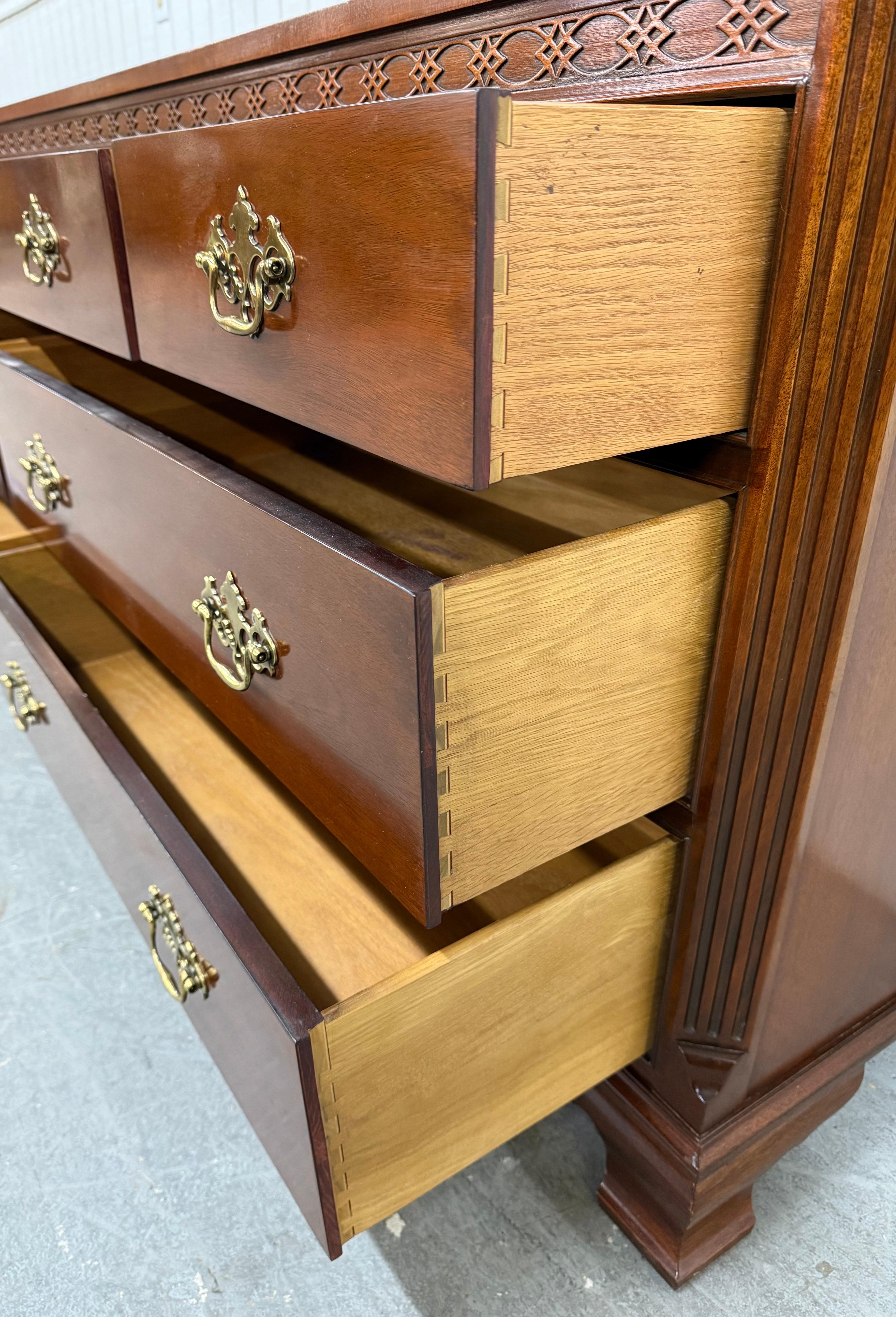 Vintage Baker Furniture 7-Drawer Mahogany Dresser 2