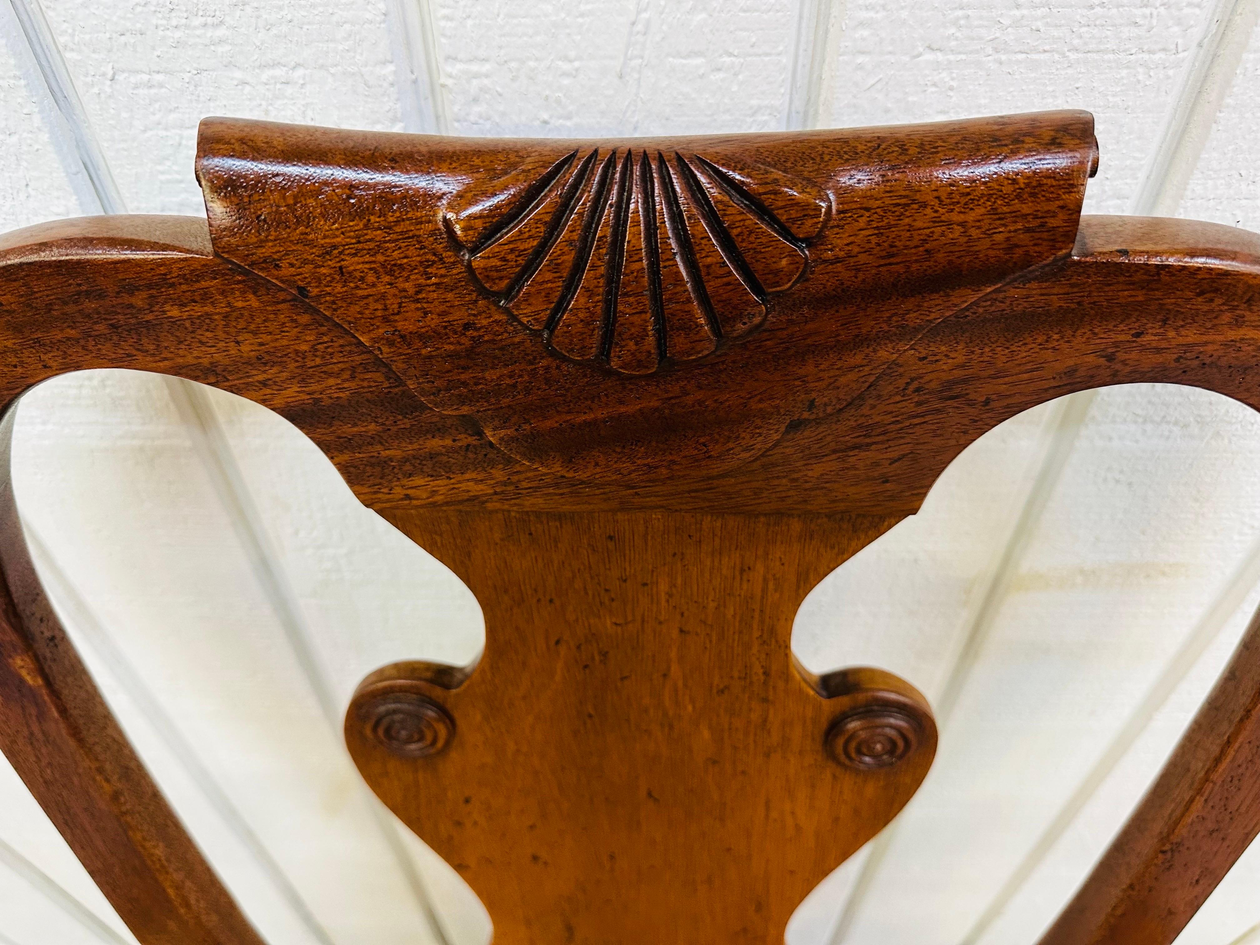 Vintage Baker Furniture Charleston Collection Mahogany Dining Chairs