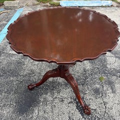 Mesa de Té Basculante Vintage Baker Furniture Charleston Collection