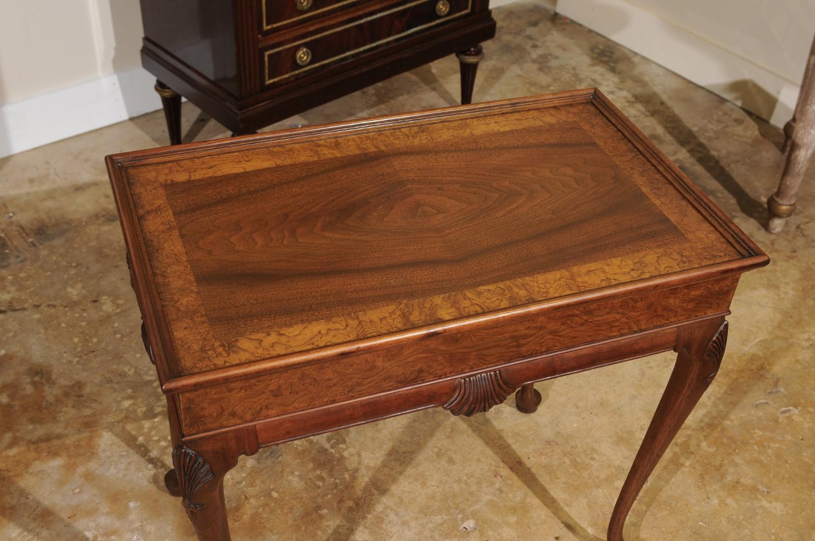 Vintage Baker Furniture Co. Tea or Side Table In Good Condition For Sale In Chamblee, GA