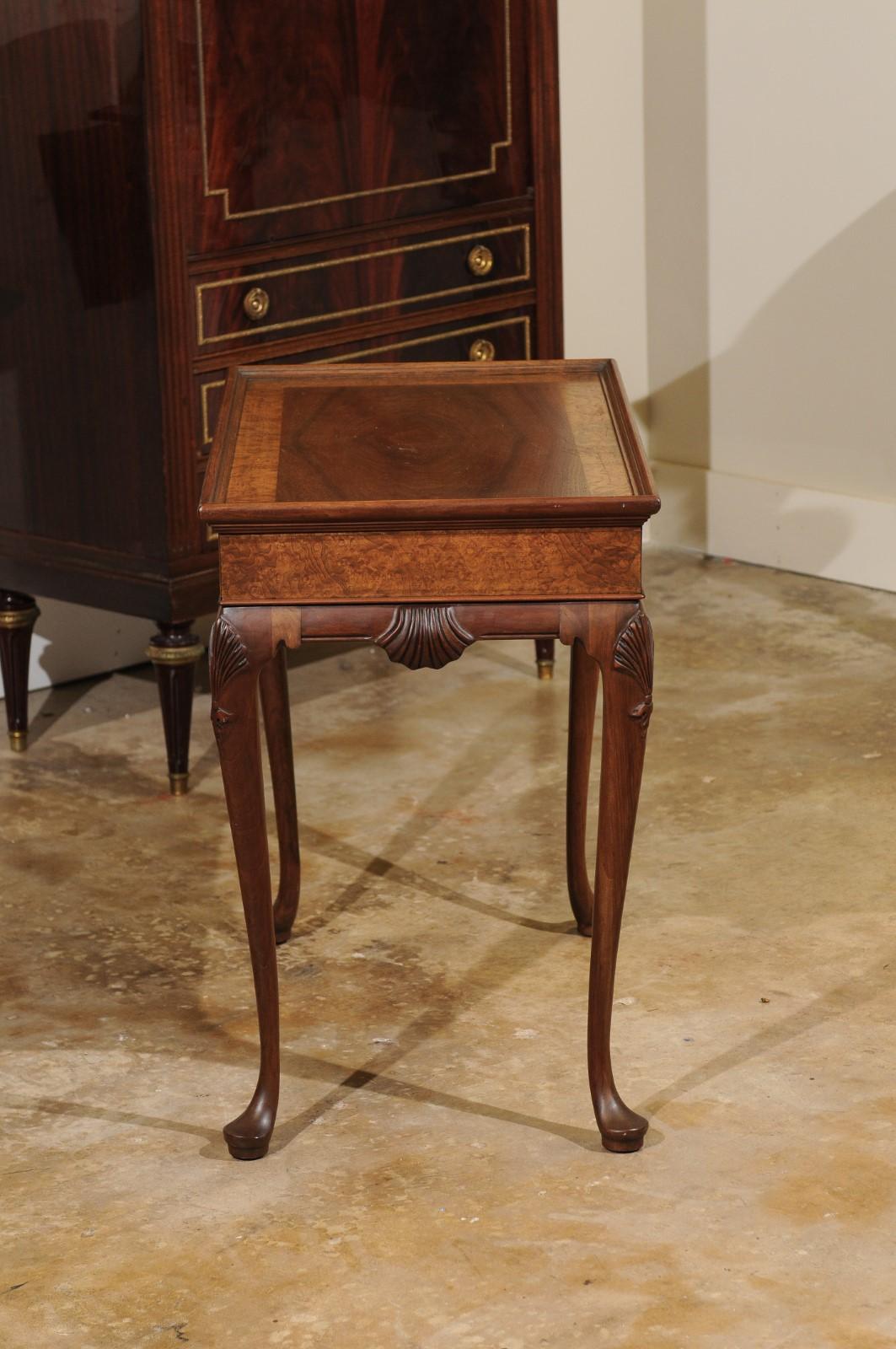 20th Century Vintage Baker Furniture Co. Tea or Side Table For Sale